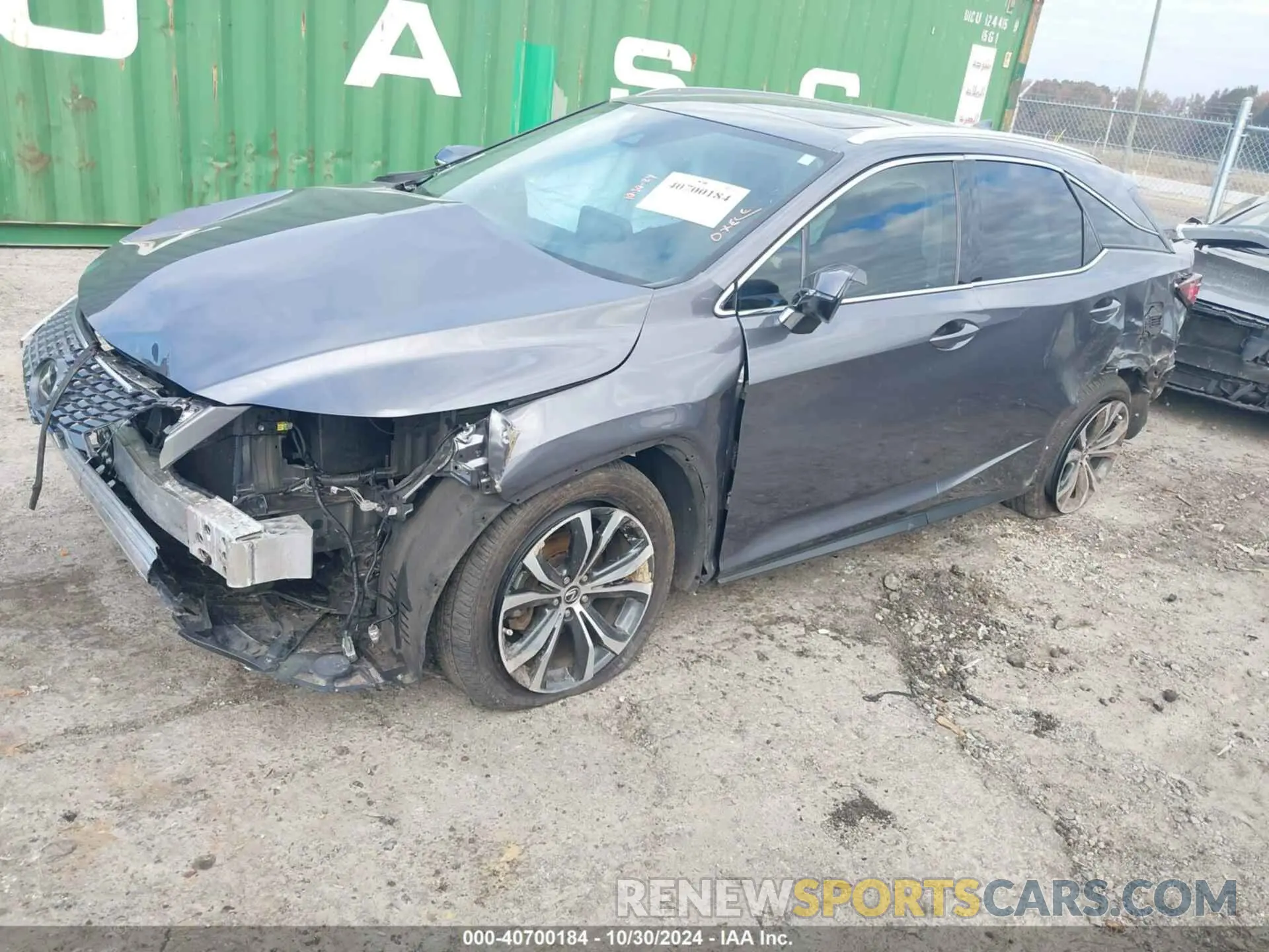 2 Фотография поврежденного автомобиля 2T2HZMAA5NC243531 LEXUS RX 350 2022