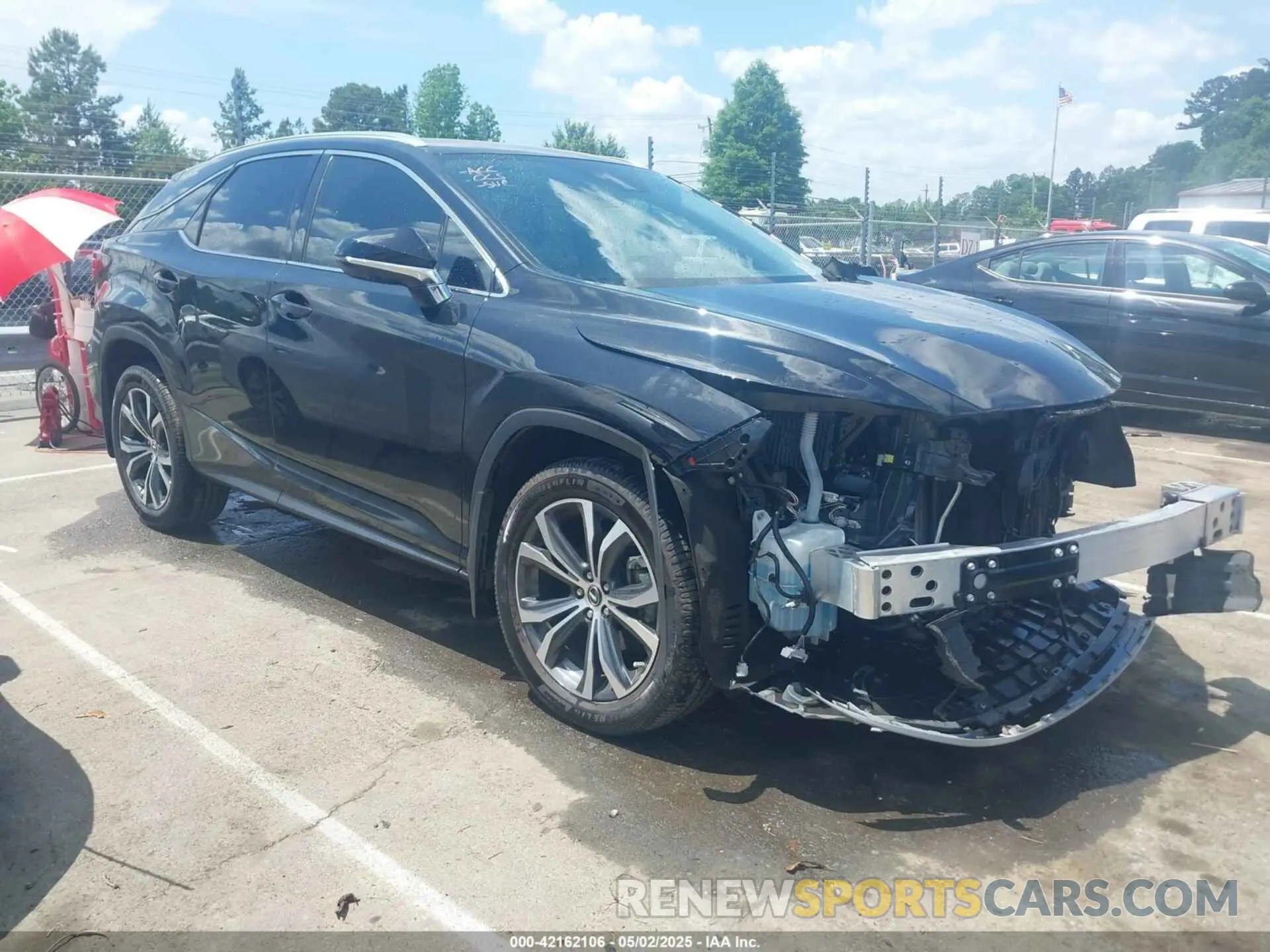 1 Photograph of a damaged car 2T2HZMAA5NC258871 LEXUS RX 350 2022