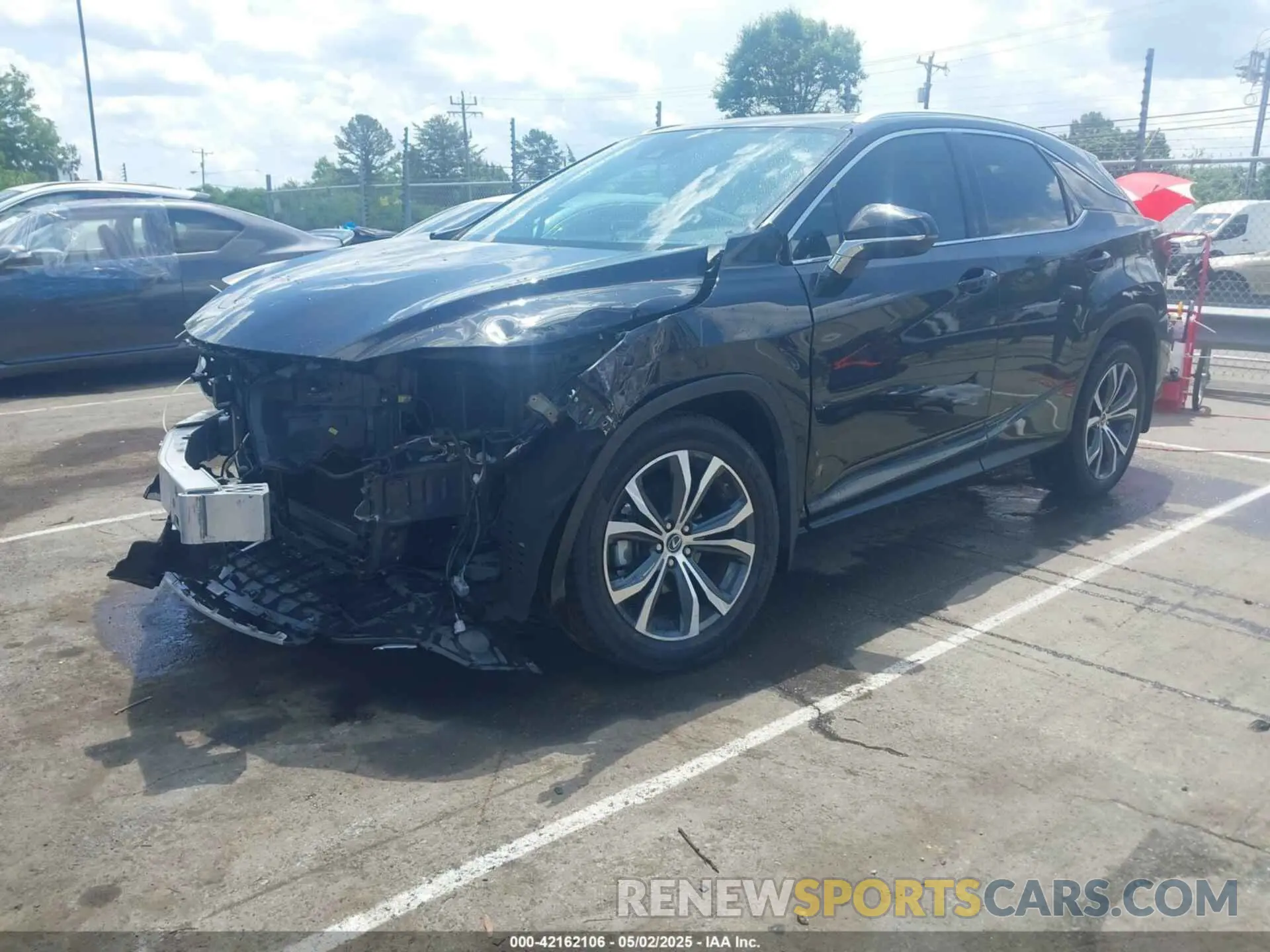 2 Photograph of a damaged car 2T2HZMAA5NC258871 LEXUS RX 350 2022