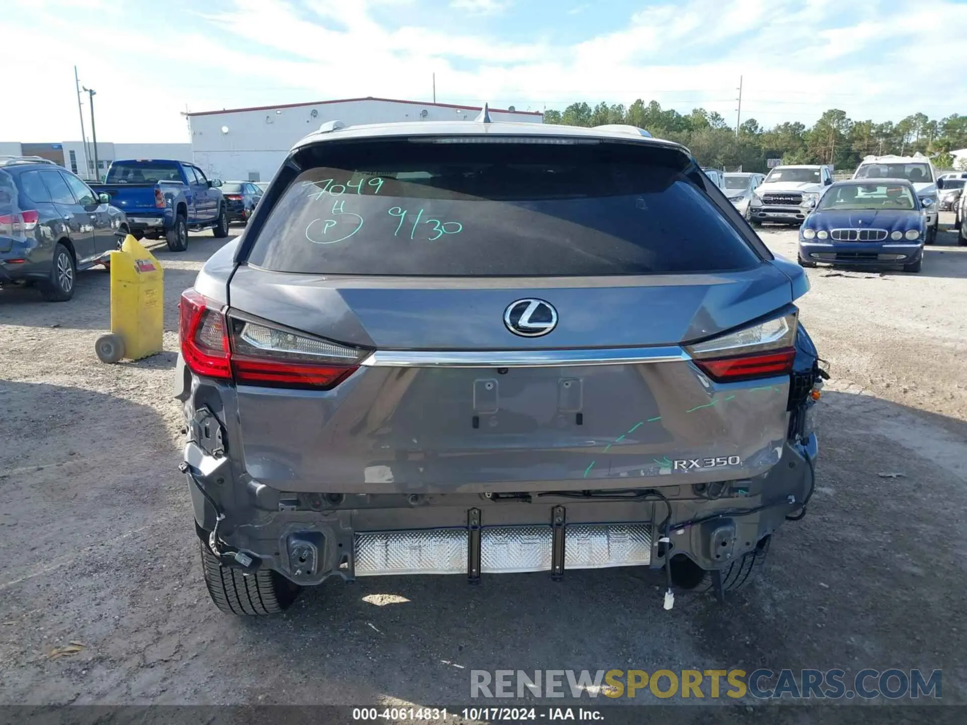 16 Фотография поврежденного автомобиля 2T2HZMAA6NC238516 LEXUS RX 350 2022