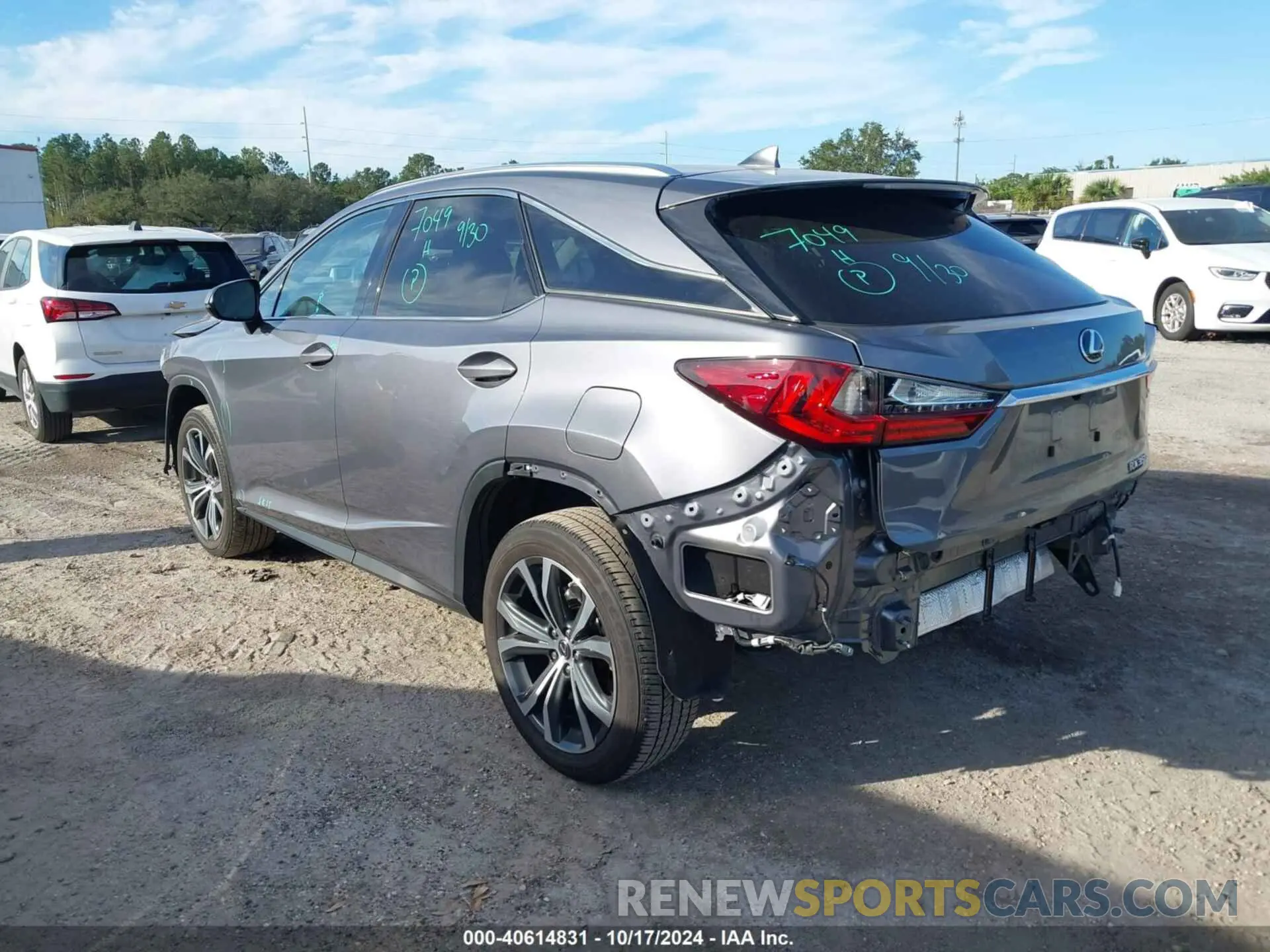 3 Фотография поврежденного автомобиля 2T2HZMAA6NC238516 LEXUS RX 350 2022