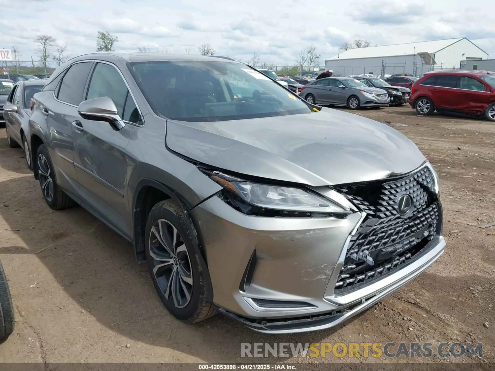 1 Photograph of a damaged car 2T2HZMAA6NC238967 LEXUS RX 350 2022