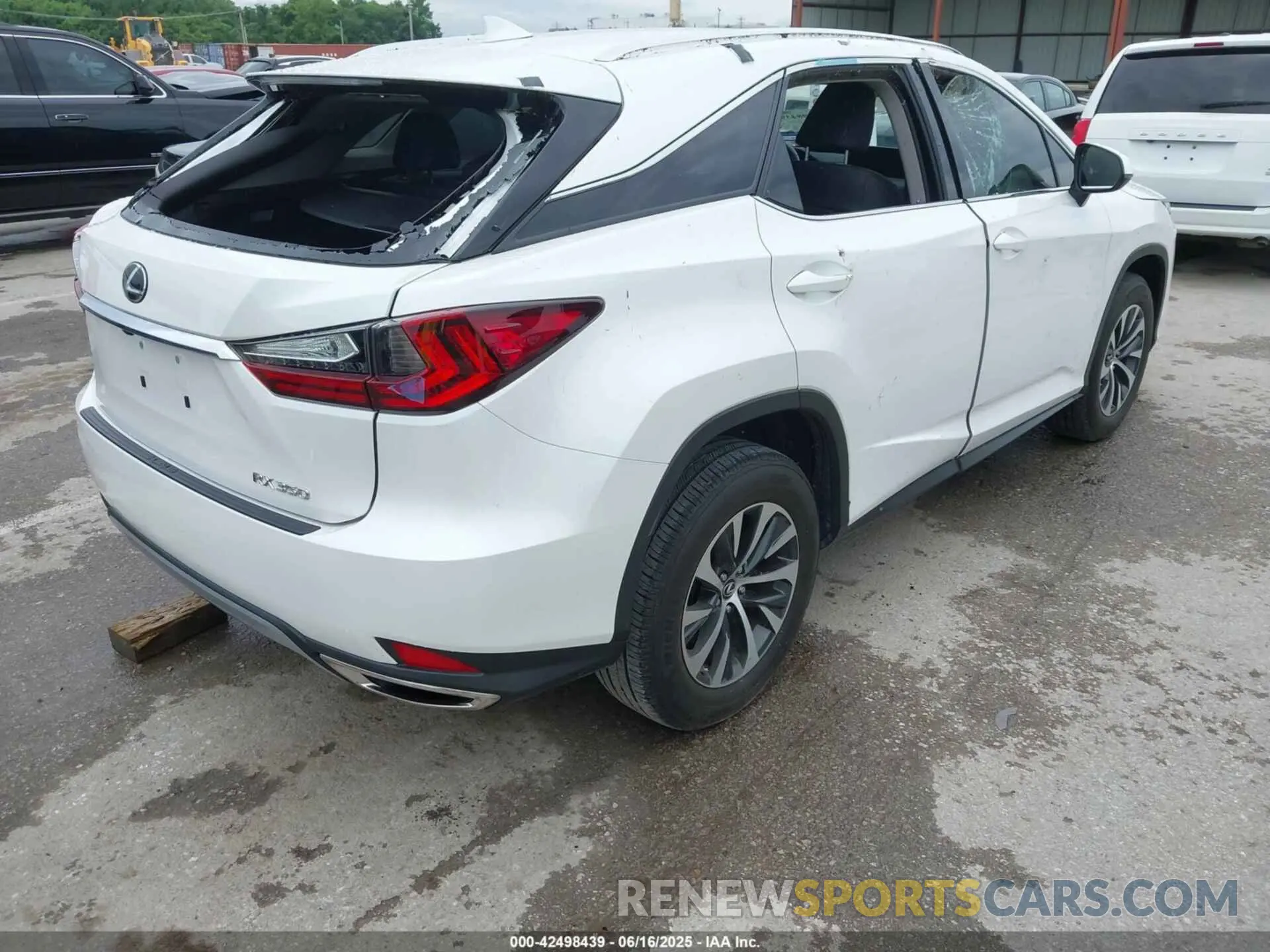 4 Фотография поврежденного автомобиля 2T2HZMAA6NC257406 LEXUS RX 350 2022