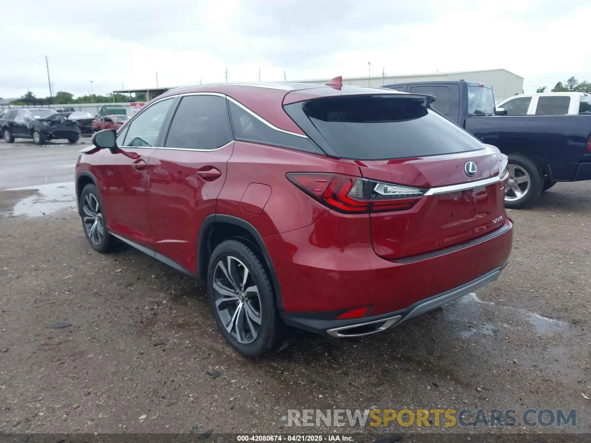 3 Photograph of a damaged car 2T2HZMAA8NC225184 LEXUS RX 350 2022