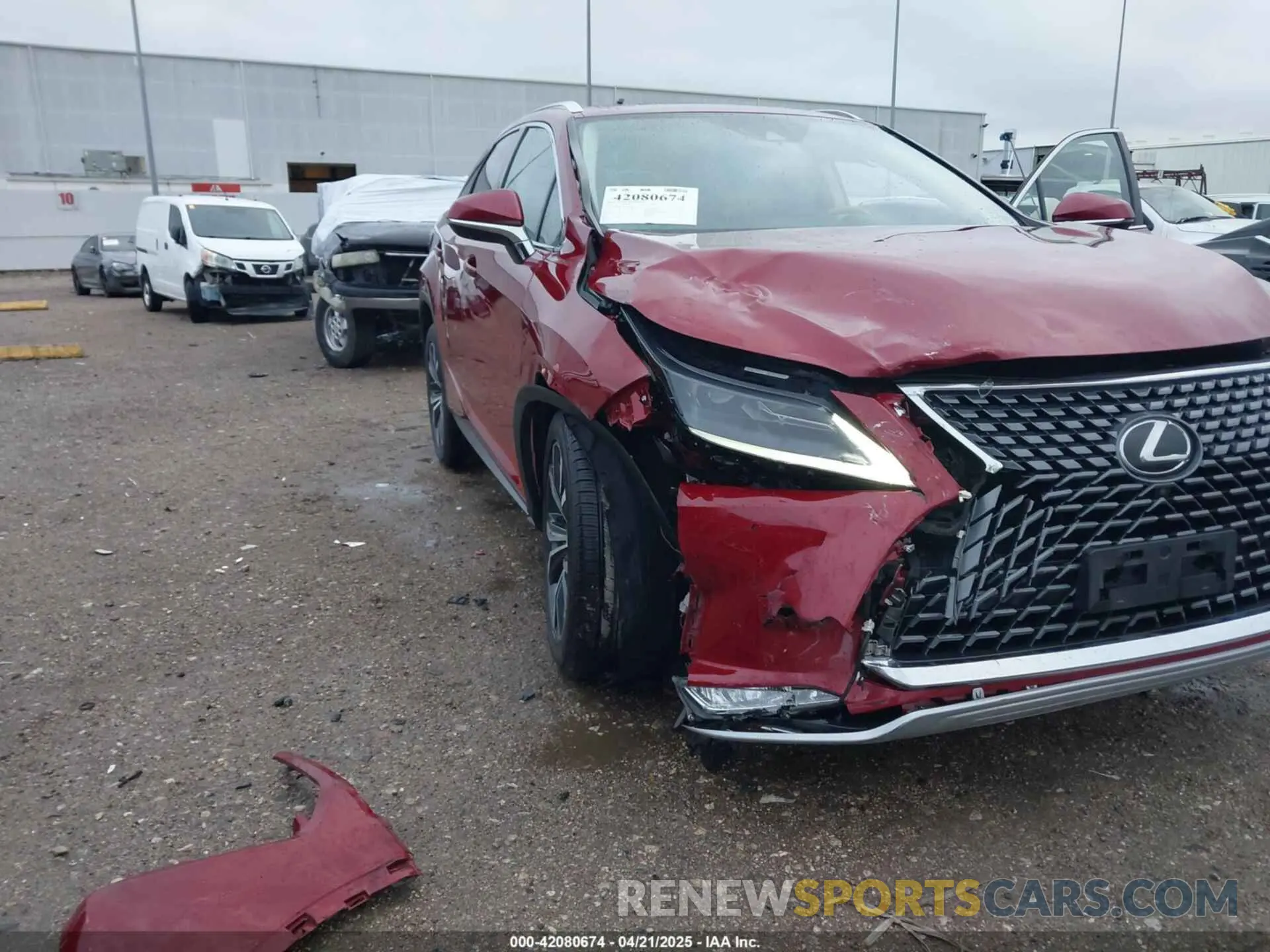 6 Photograph of a damaged car 2T2HZMAA8NC225184 LEXUS RX 350 2022
