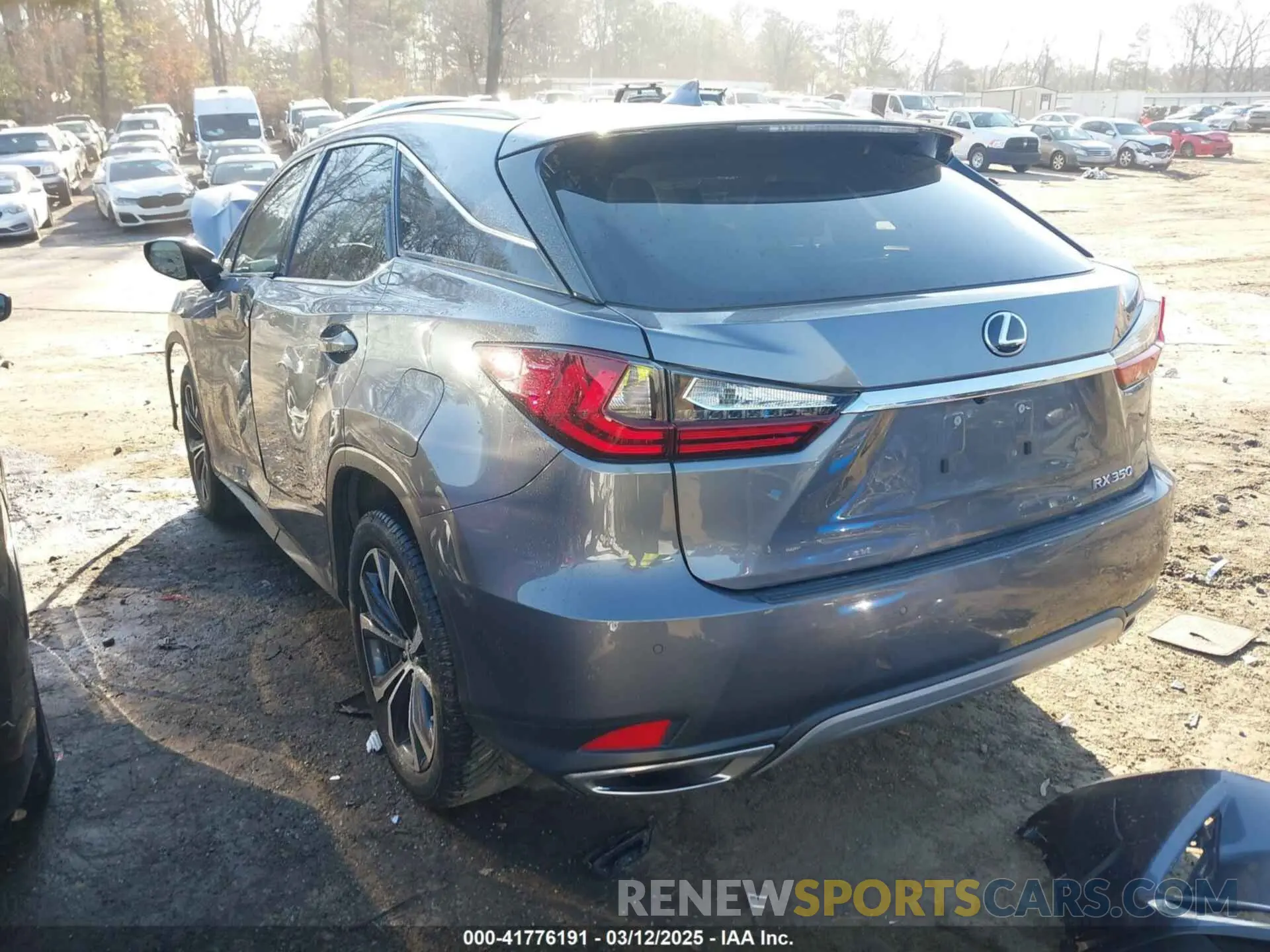 3 Photograph of a damaged car 2T2HZMAA8NC241885 LEXUS RX 350 2022