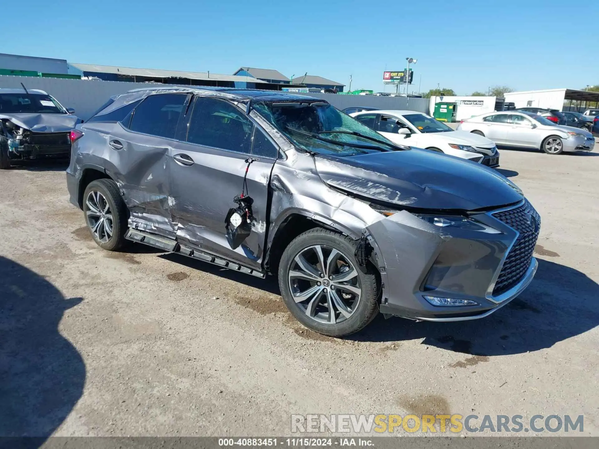 1 Фотография поврежденного автомобиля 2T2HZMAA8NC243202 LEXUS RX 350 2022