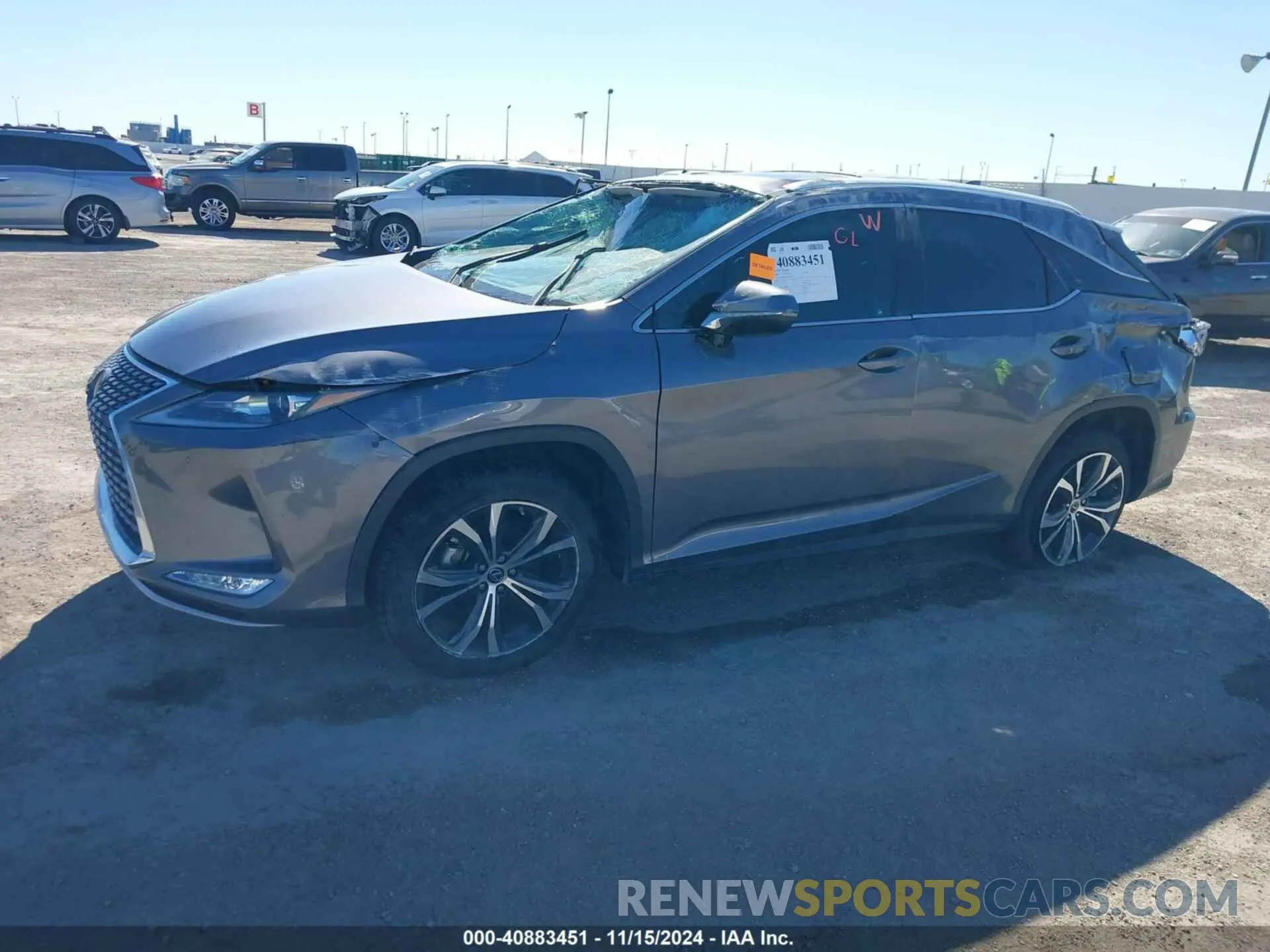14 Фотография поврежденного автомобиля 2T2HZMAA8NC243202 LEXUS RX 350 2022