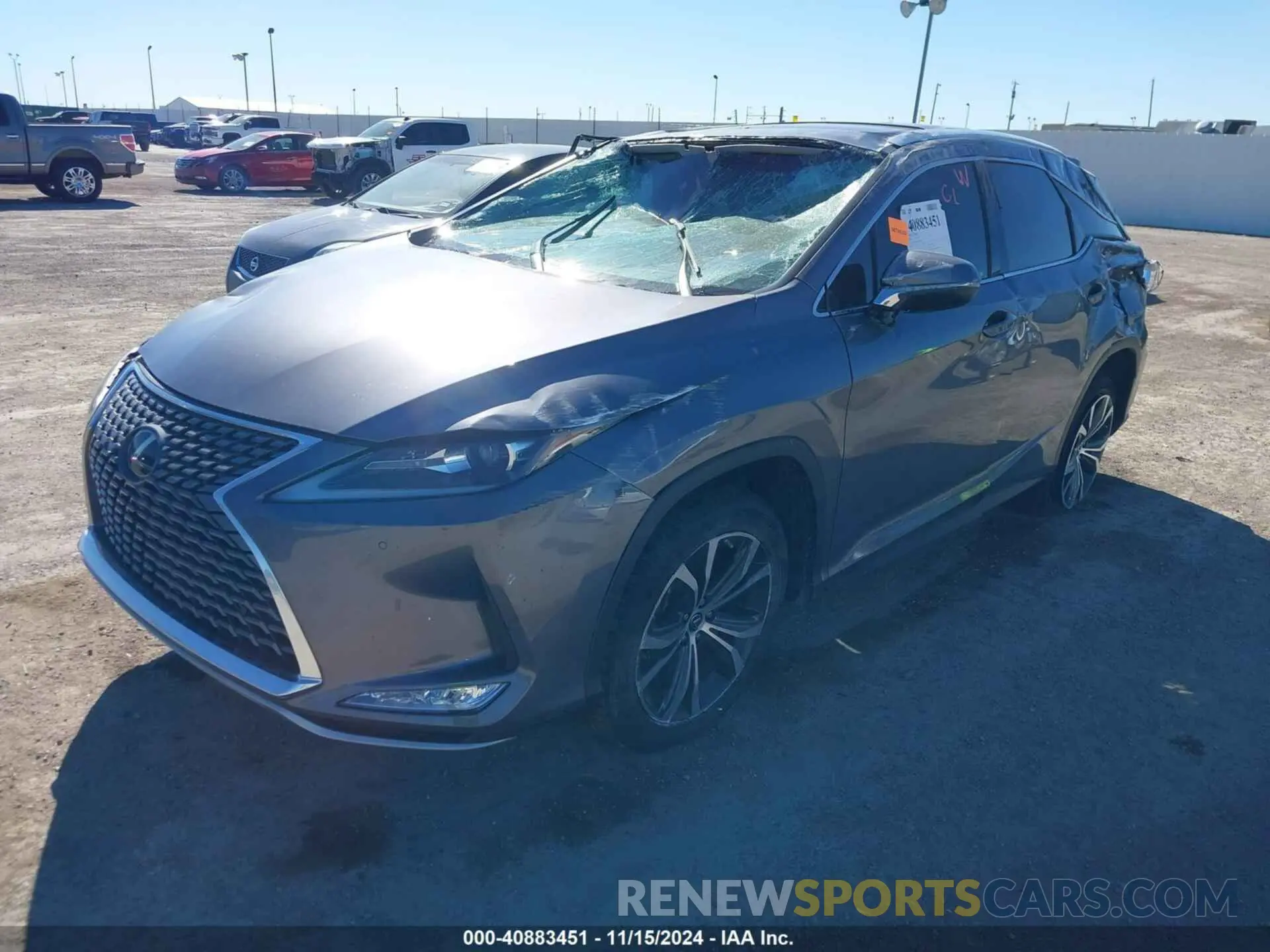6 Фотография поврежденного автомобиля 2T2HZMAA8NC243202 LEXUS RX 350 2022