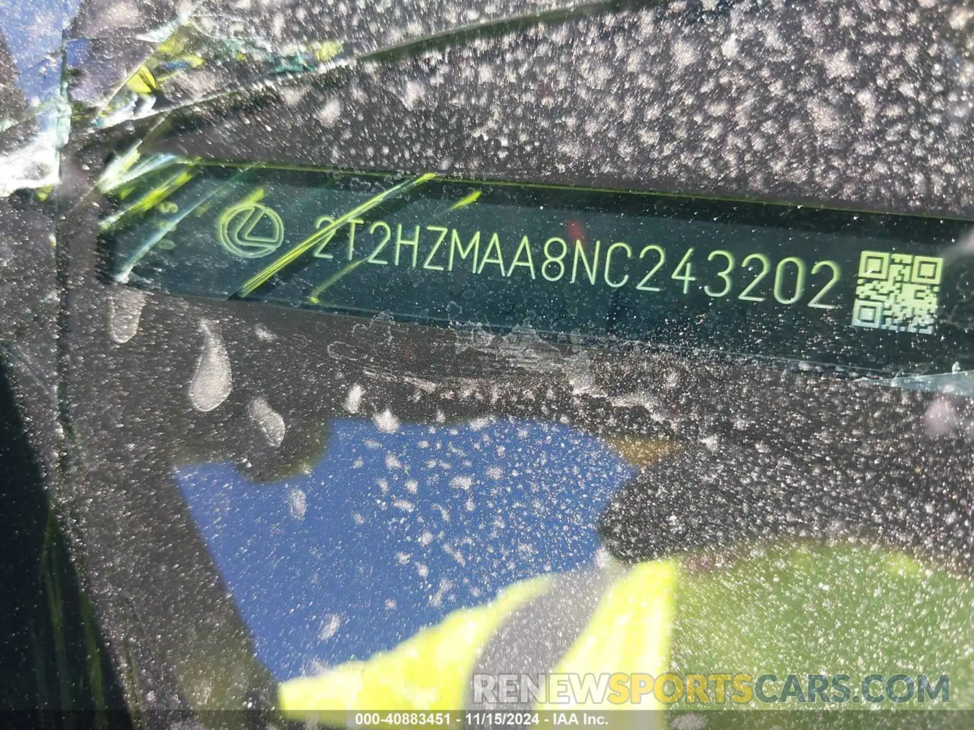 9 Фотография поврежденного автомобиля 2T2HZMAA8NC243202 LEXUS RX 350 2022