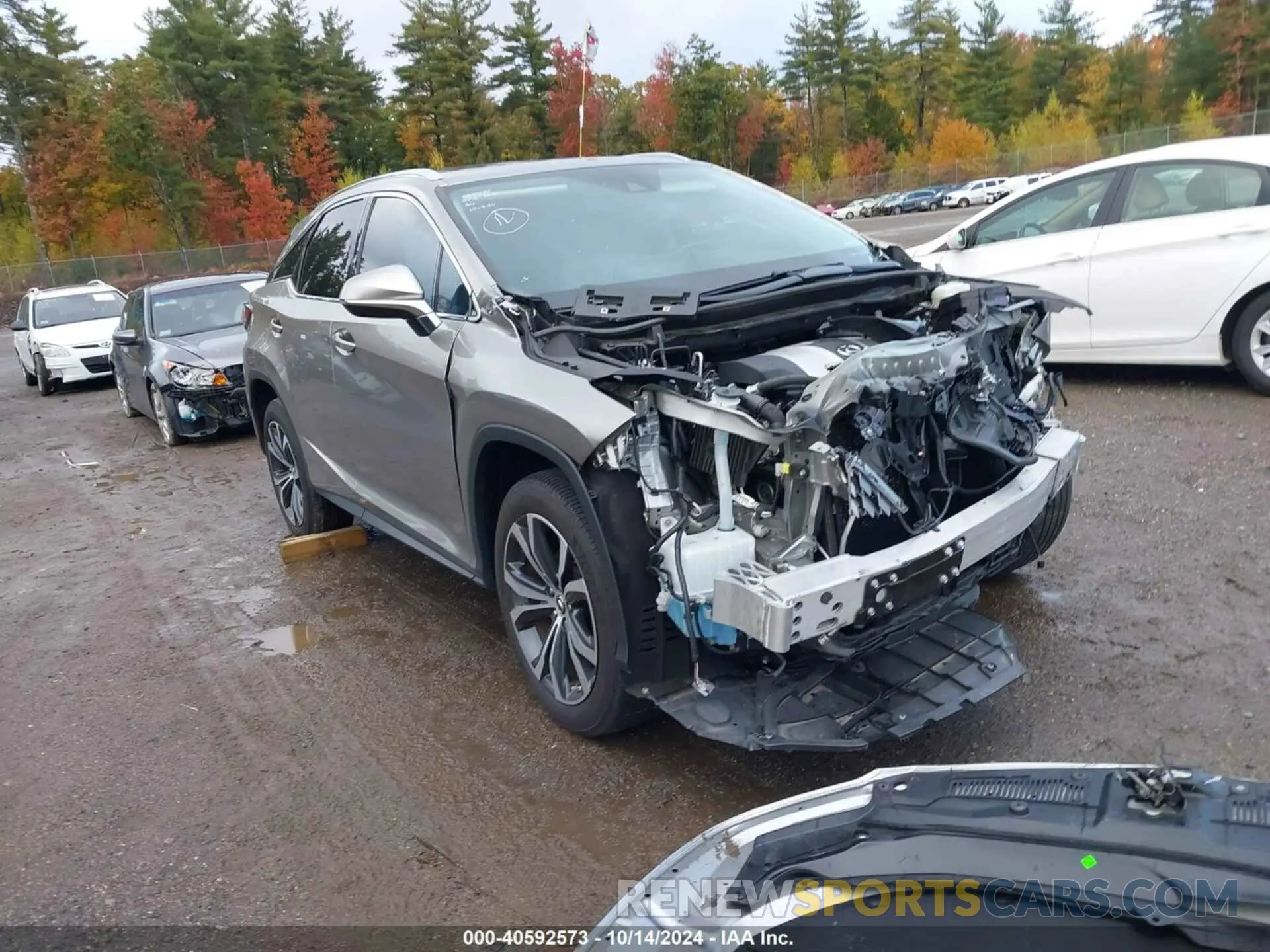 1 Photograph of a damaged car 2T2HZMAA9NC229308 LEXUS RX 350 2022