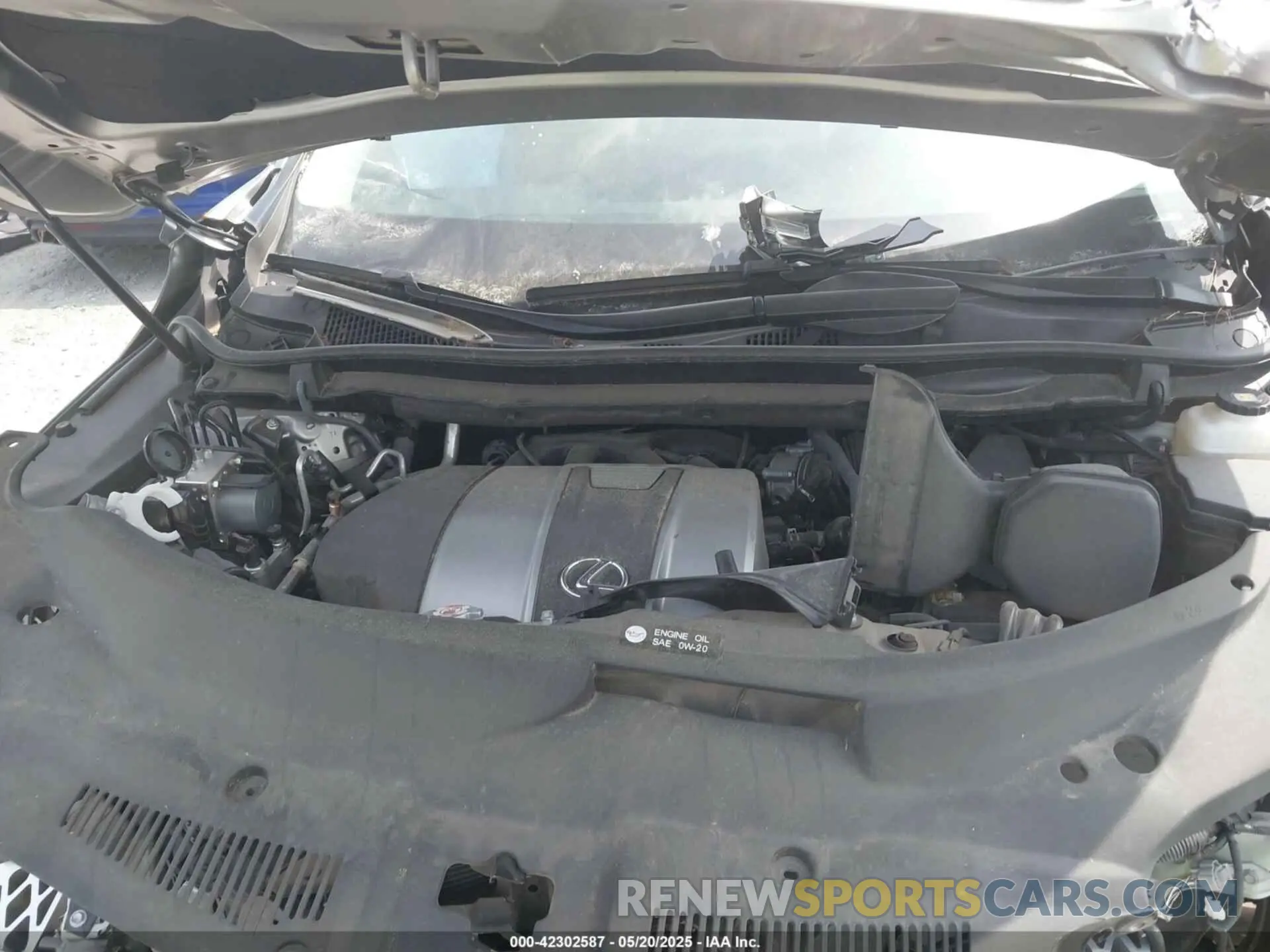 10 Фотография поврежденного автомобиля 2T2HZMAAXNC219757 LEXUS RX 350 2022