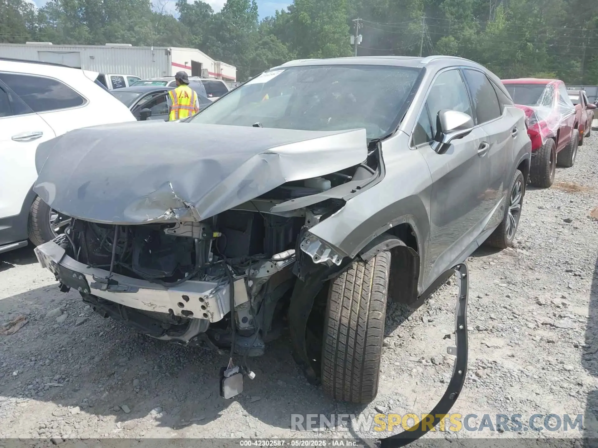 2 Фотография поврежденного автомобиля 2T2HZMAAXNC219757 LEXUS RX 350 2022