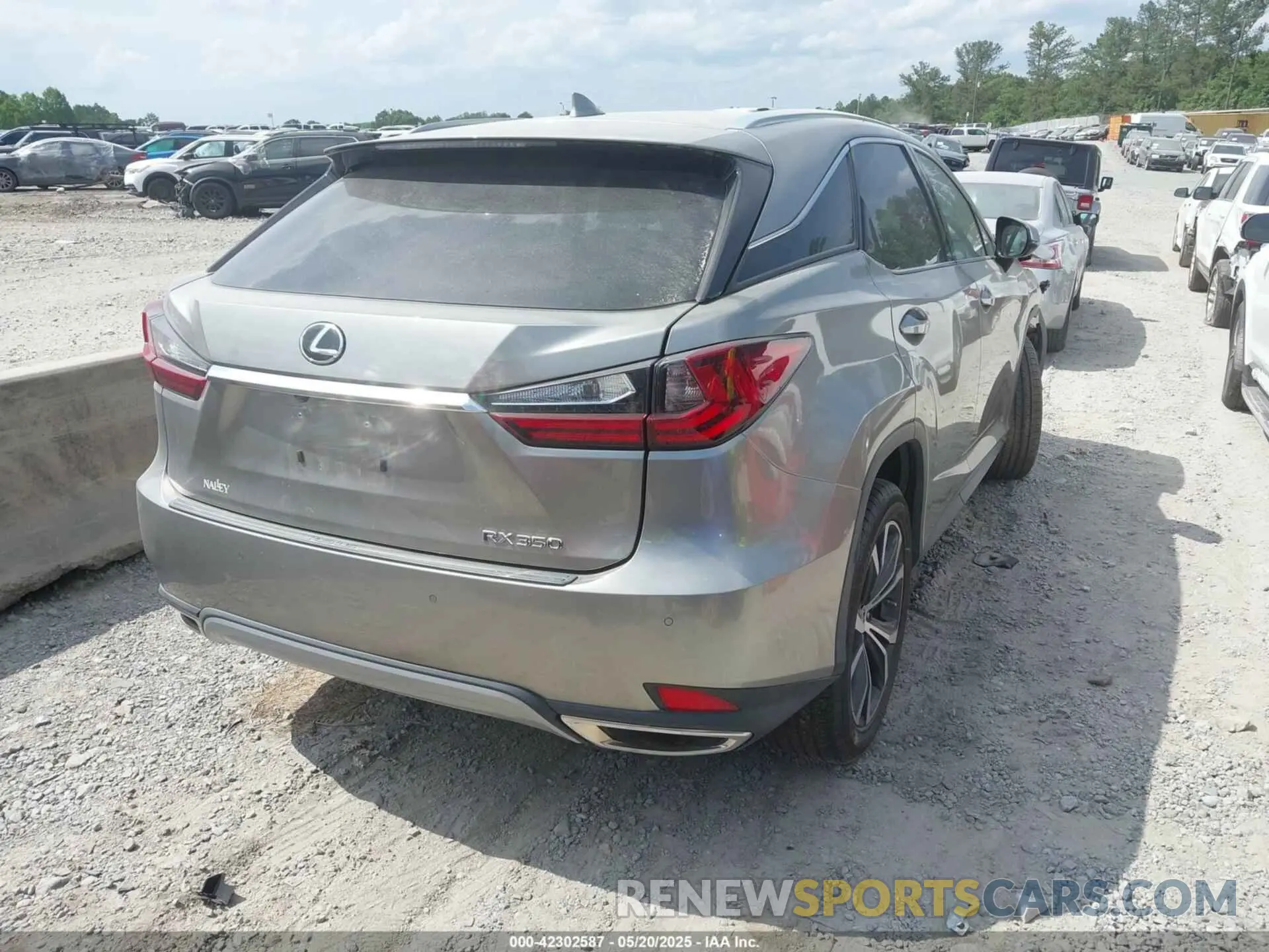 4 Фотография поврежденного автомобиля 2T2HZMAAXNC219757 LEXUS RX 350 2022