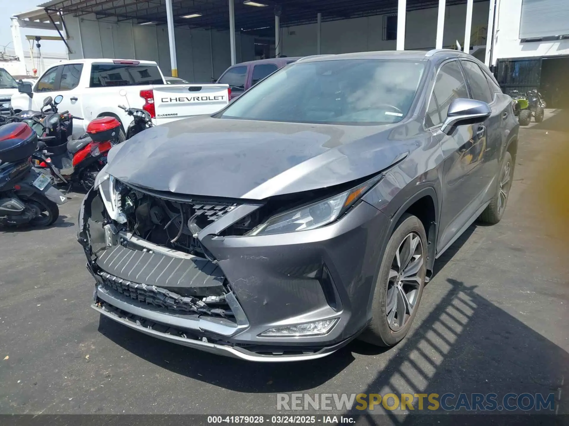 2 Photograph of a damaged car 2T2HZMAAXNC228510 LEXUS RX 350 2022
