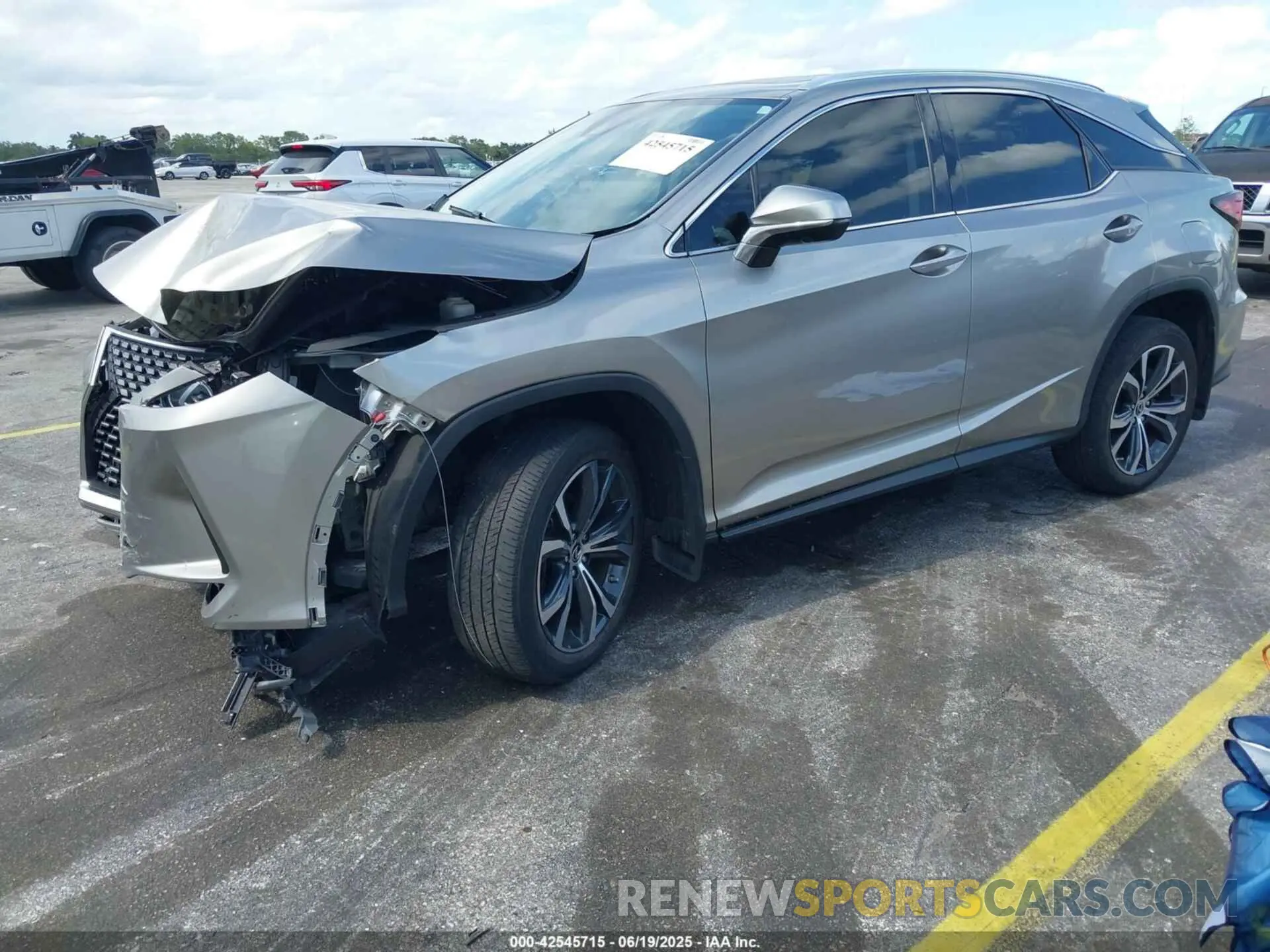 2 Photograph of a damaged car 2T2HZMAAXNC256405 LEXUS RX 350 2022