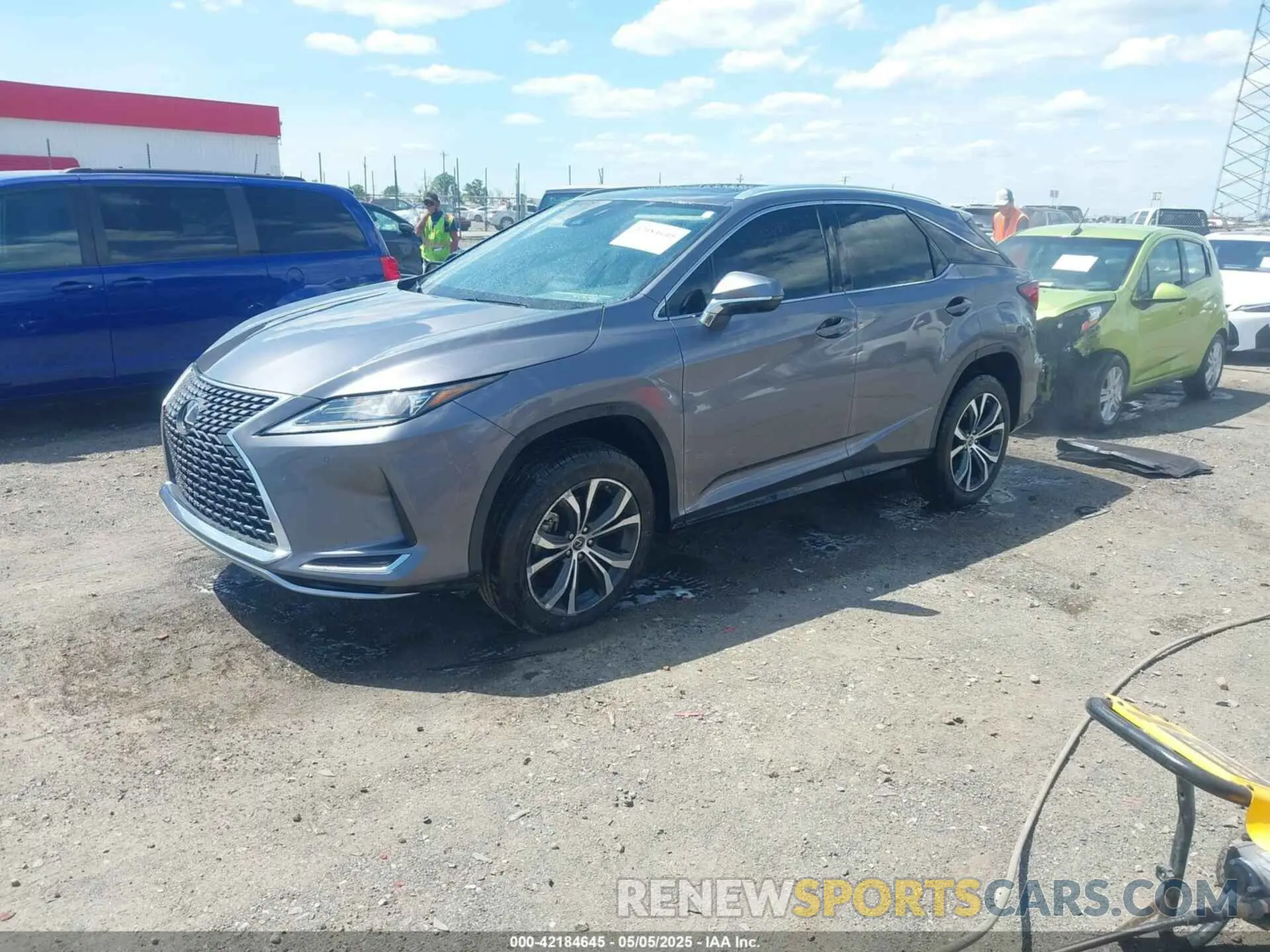 2 Photograph of a damaged car 2T2HZMDA1NC342374 LEXUS RX 350 2022