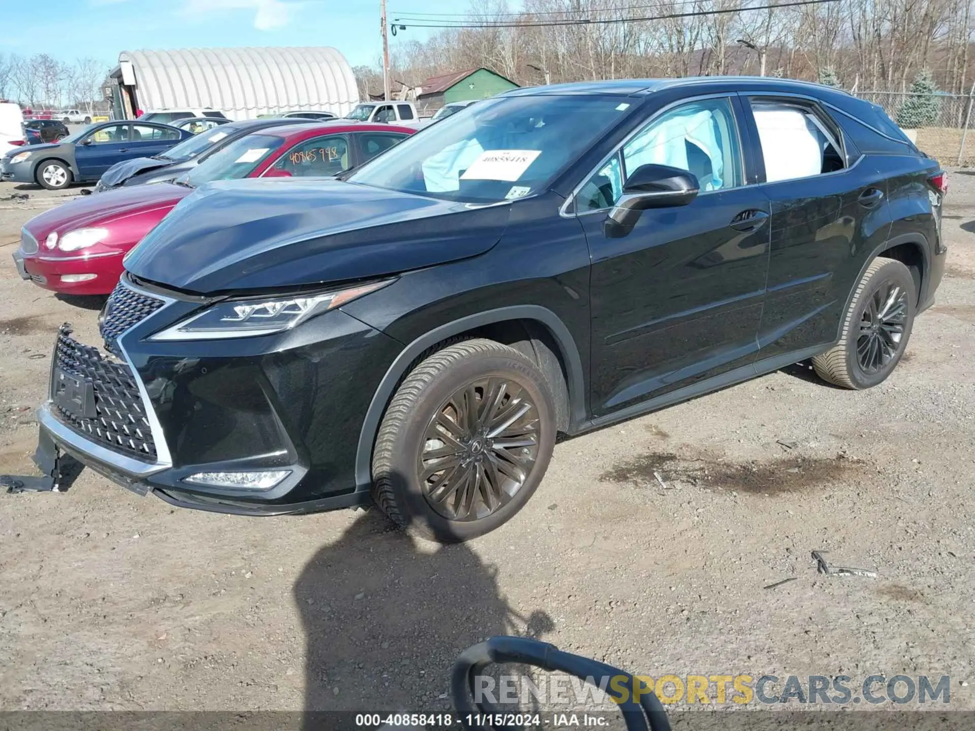 2 Photograph of a damaged car 2T2HZMDA3NC333305 LEXUS RX 350 2022