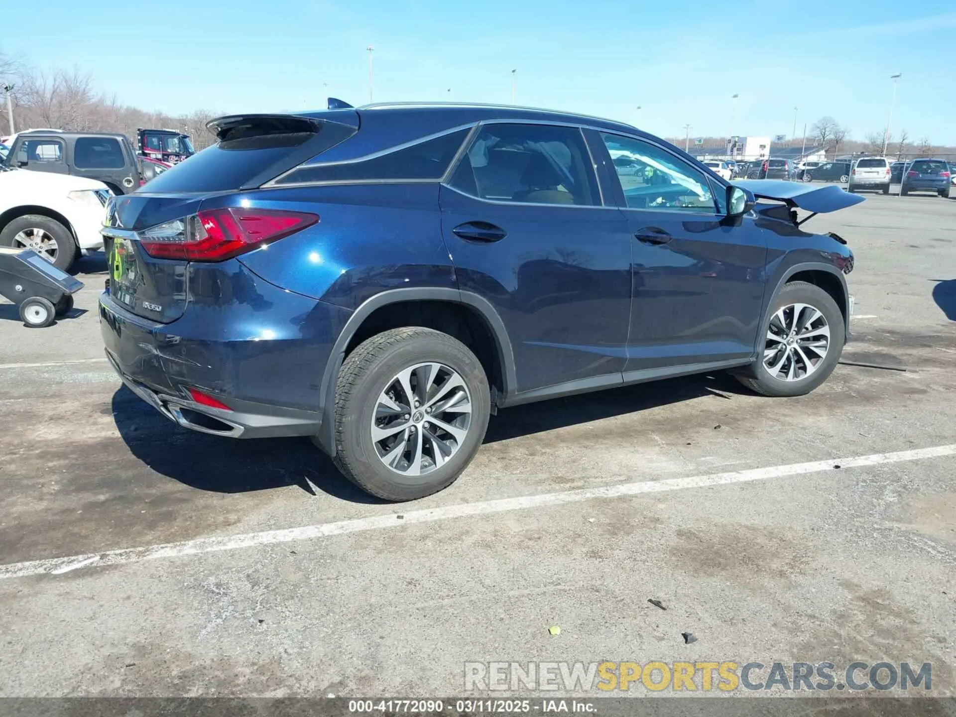 4 Фотография поврежденного автомобиля 2T2HZMDA4NC358746 LEXUS RX 350 2022