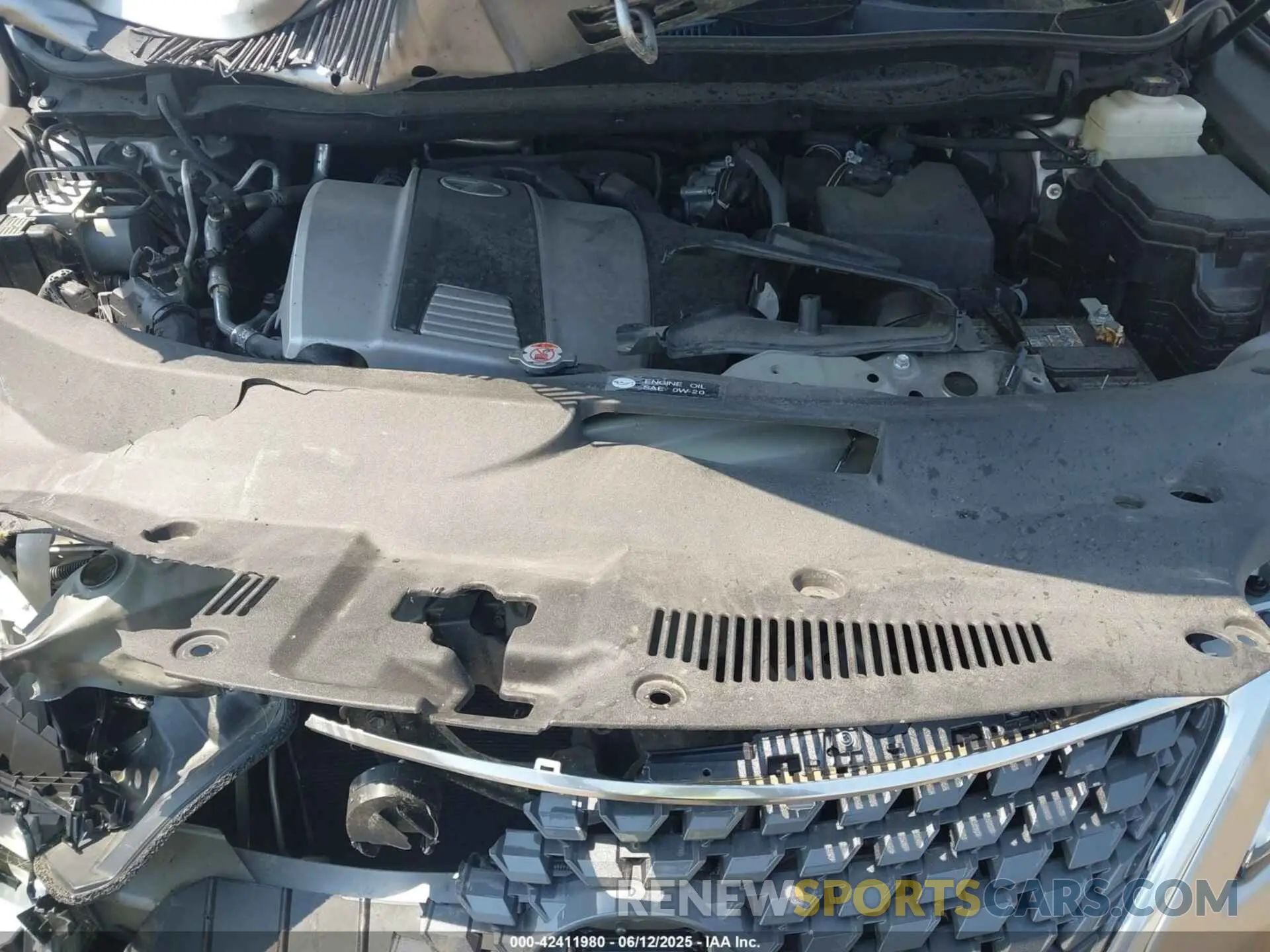 10 Photograph of a damaged car 2T2HZMDA5NC333130 LEXUS RX 350 2022