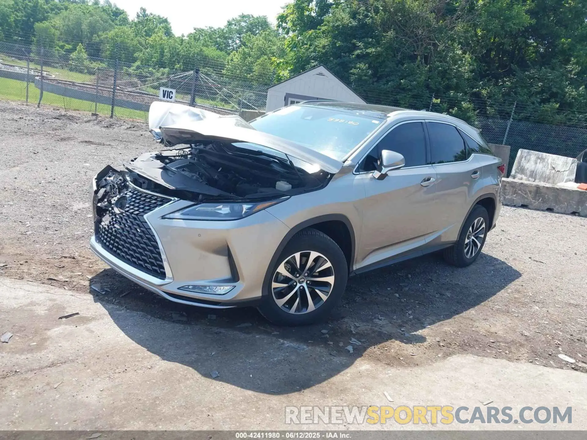 2 Photograph of a damaged car 2T2HZMDA5NC333130 LEXUS RX 350 2022