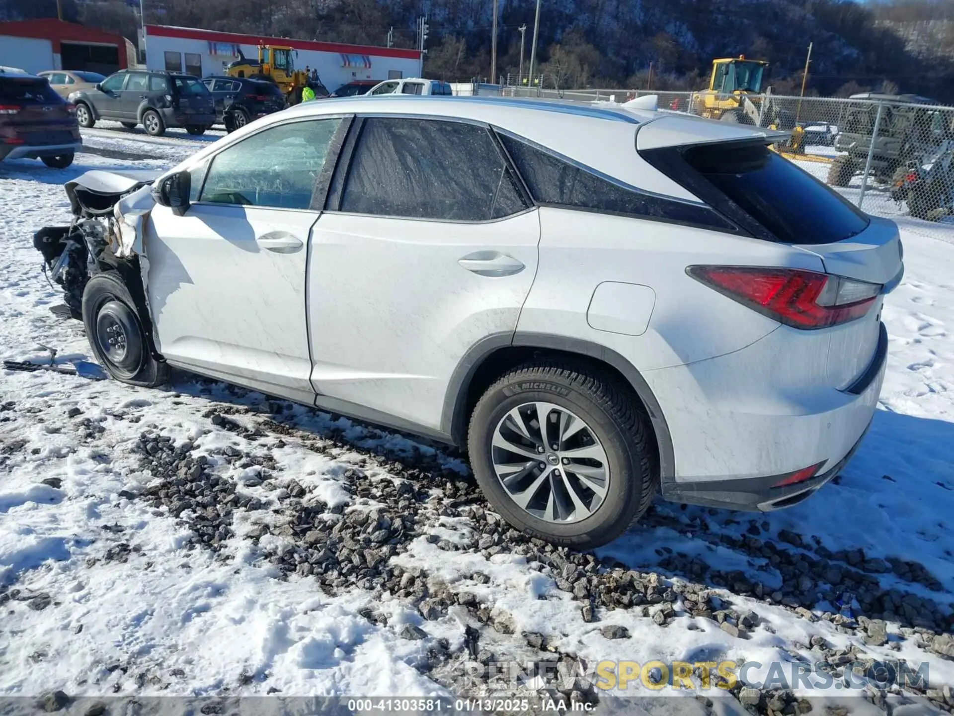 3 Фотография поврежденного автомобиля 2T2HZMDA6NC344038 LEXUS RX 350 2022