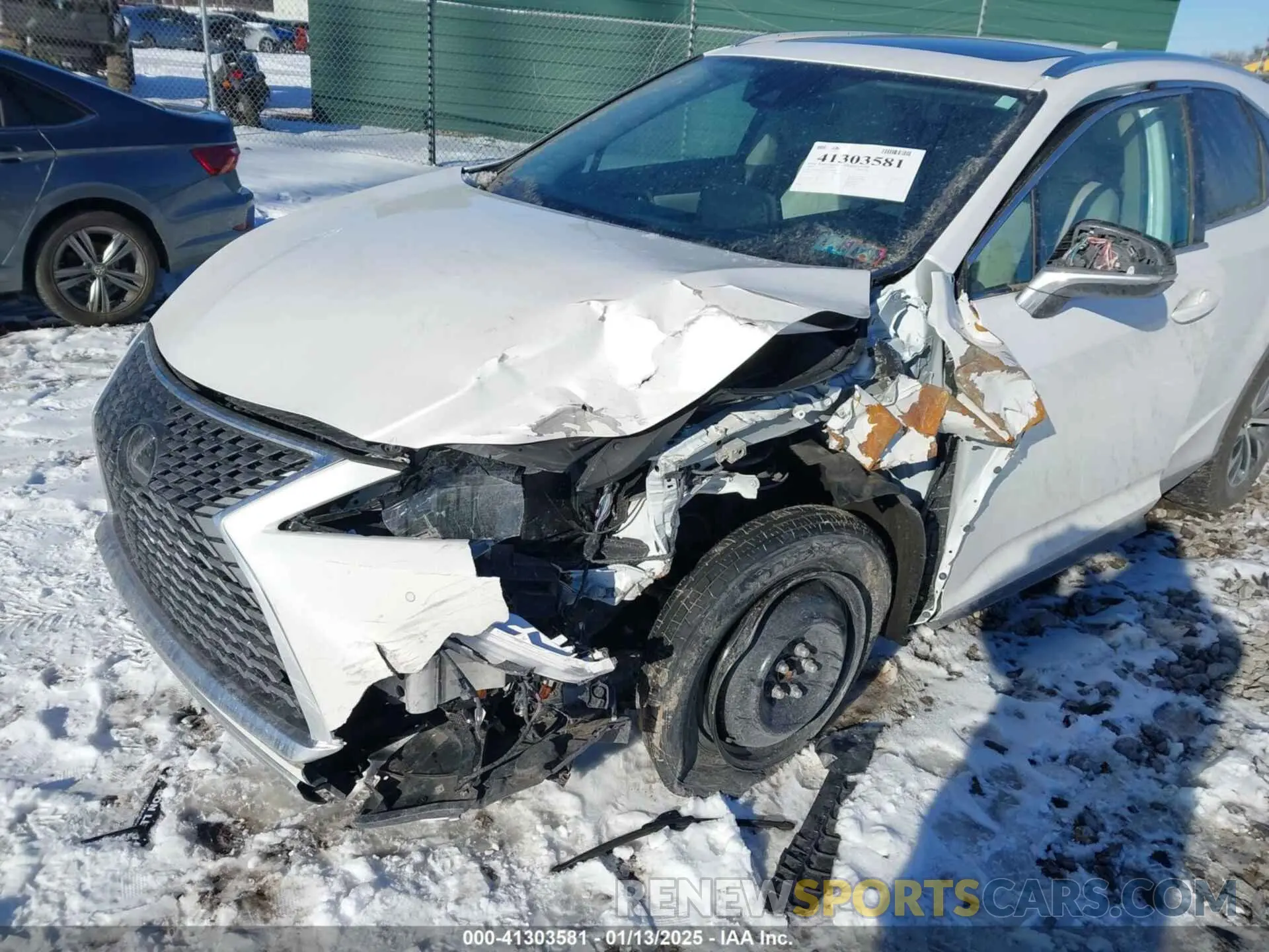 6 Фотография поврежденного автомобиля 2T2HZMDA6NC344038 LEXUS RX 350 2022