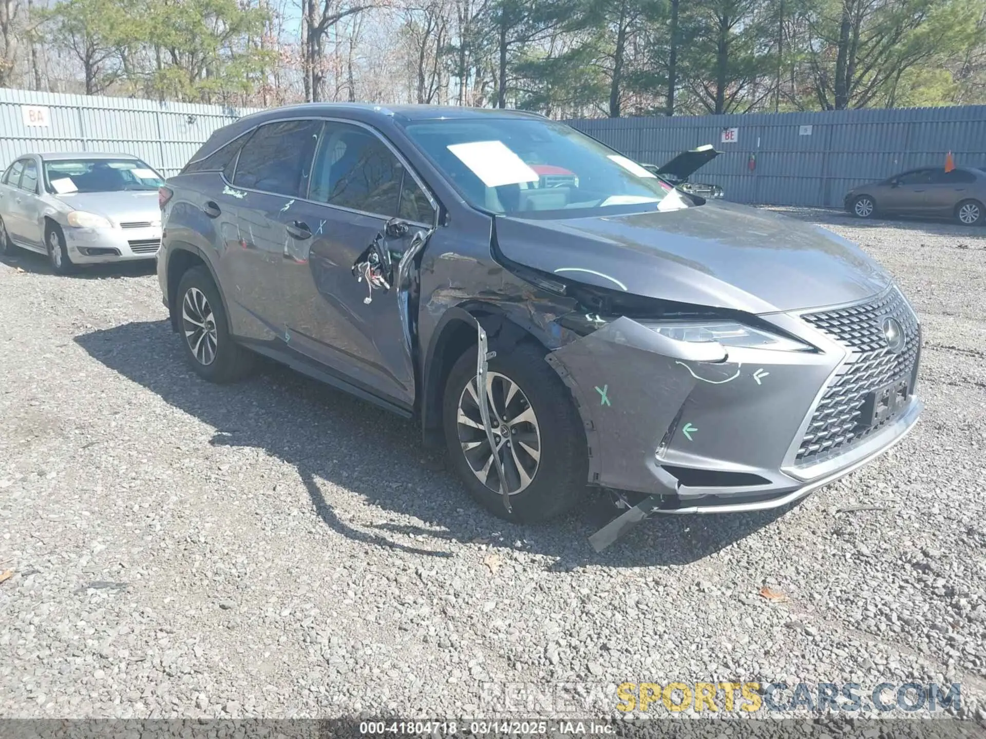 1 Photograph of a damaged car 2T2HZMDA7NC321027 LEXUS RX 350 2022