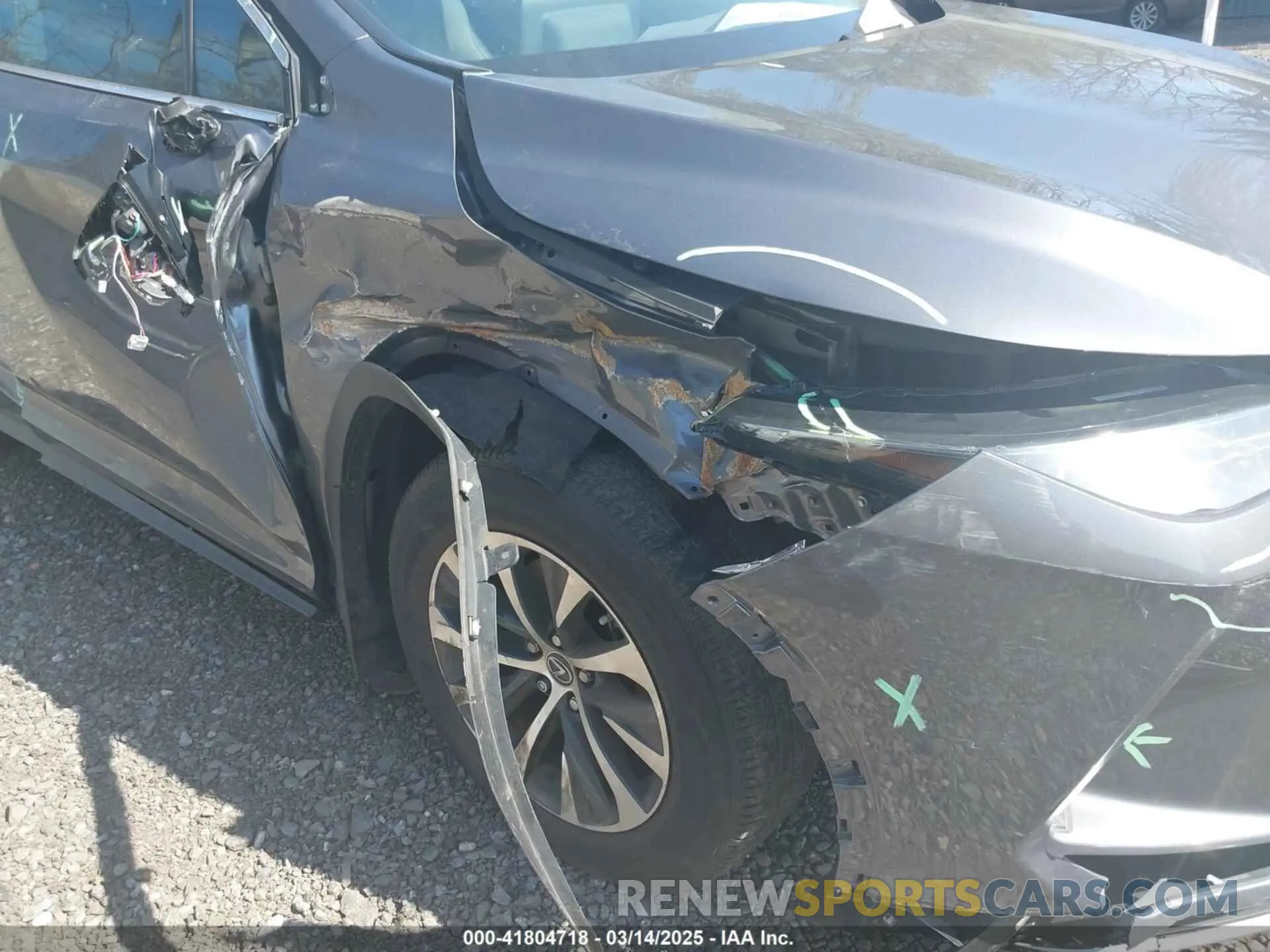 6 Photograph of a damaged car 2T2HZMDA7NC321027 LEXUS RX 350 2022