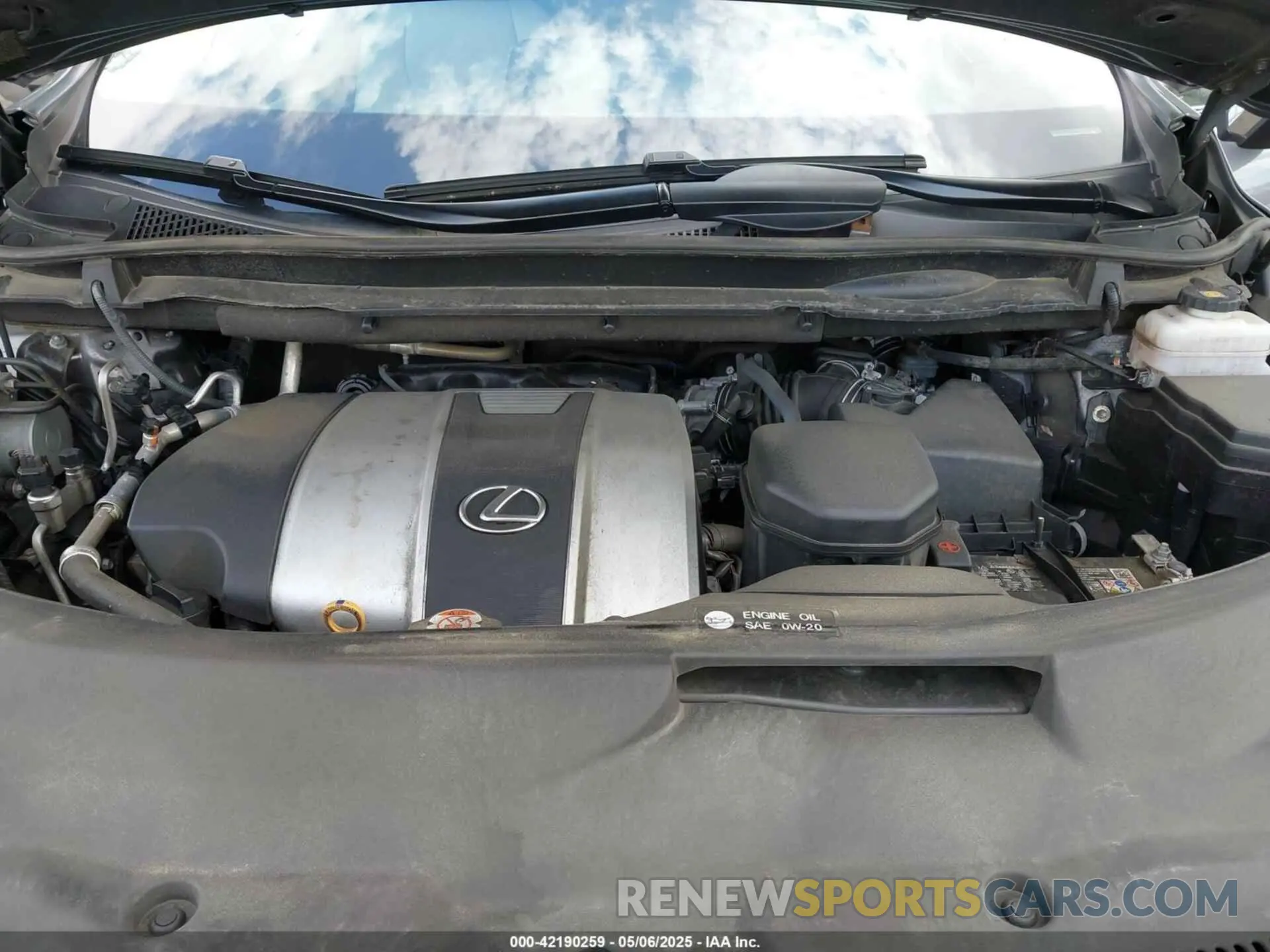 10 Фотография поврежденного автомобиля 2T2HZMDA8NC313731 LEXUS RX 350 2022