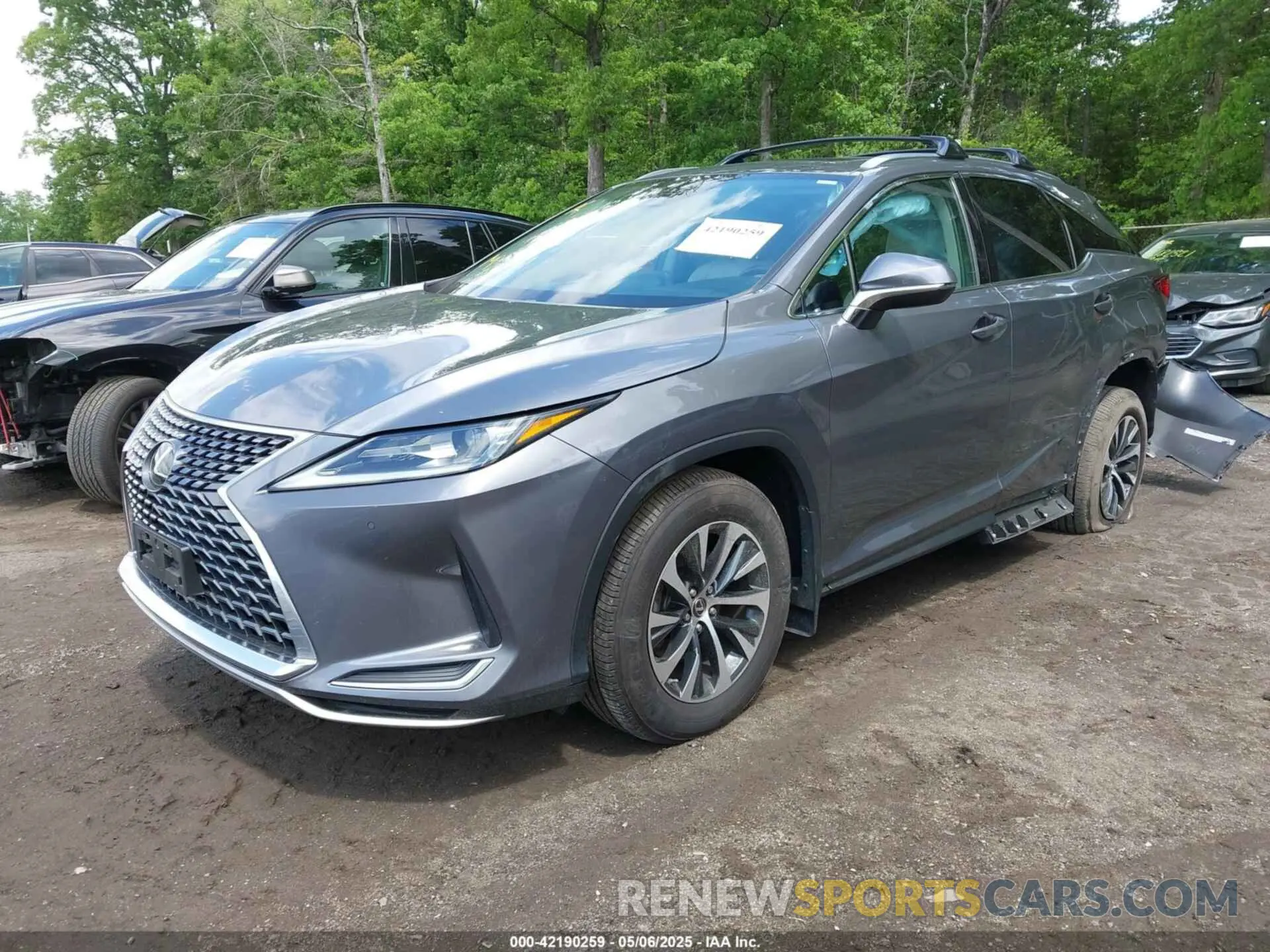 2 Фотография поврежденного автомобиля 2T2HZMDA8NC313731 LEXUS RX 350 2022