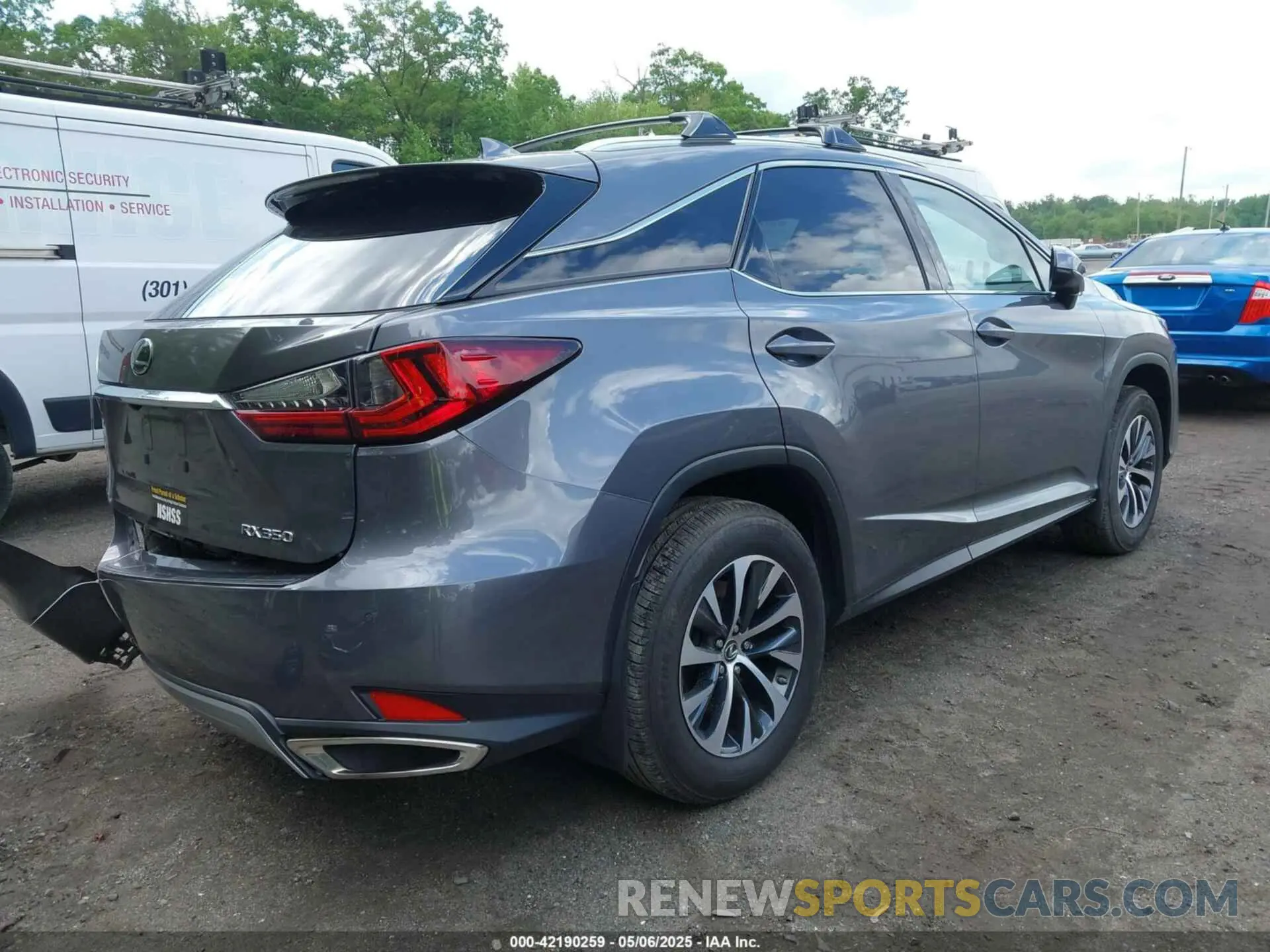 4 Фотография поврежденного автомобиля 2T2HZMDA8NC313731 LEXUS RX 350 2022