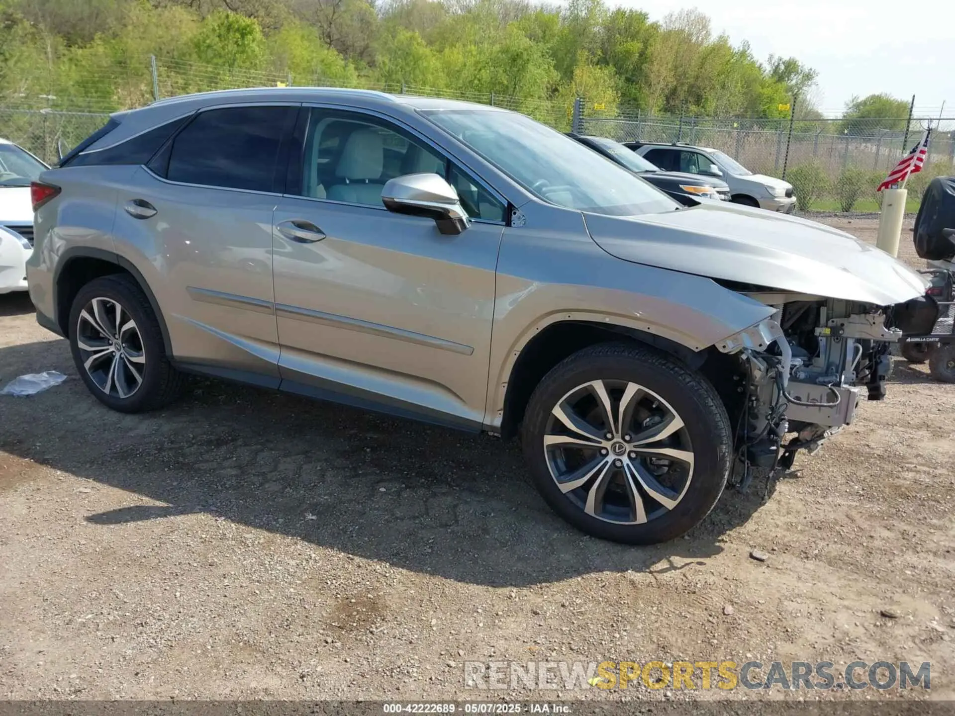 1 Photograph of a damaged car 2T2HZMDA8NC356417 LEXUS RX 350 2022