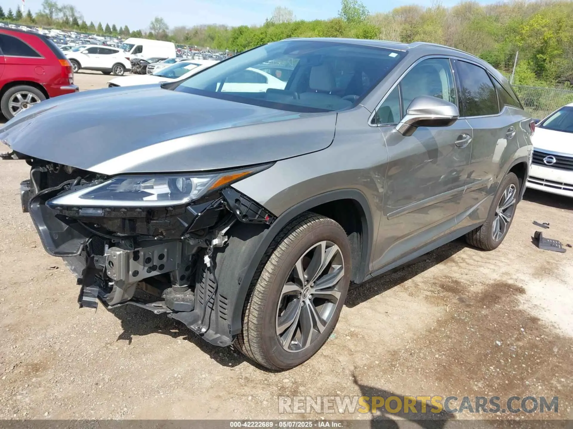 2 Photograph of a damaged car 2T2HZMDA8NC356417 LEXUS RX 350 2022