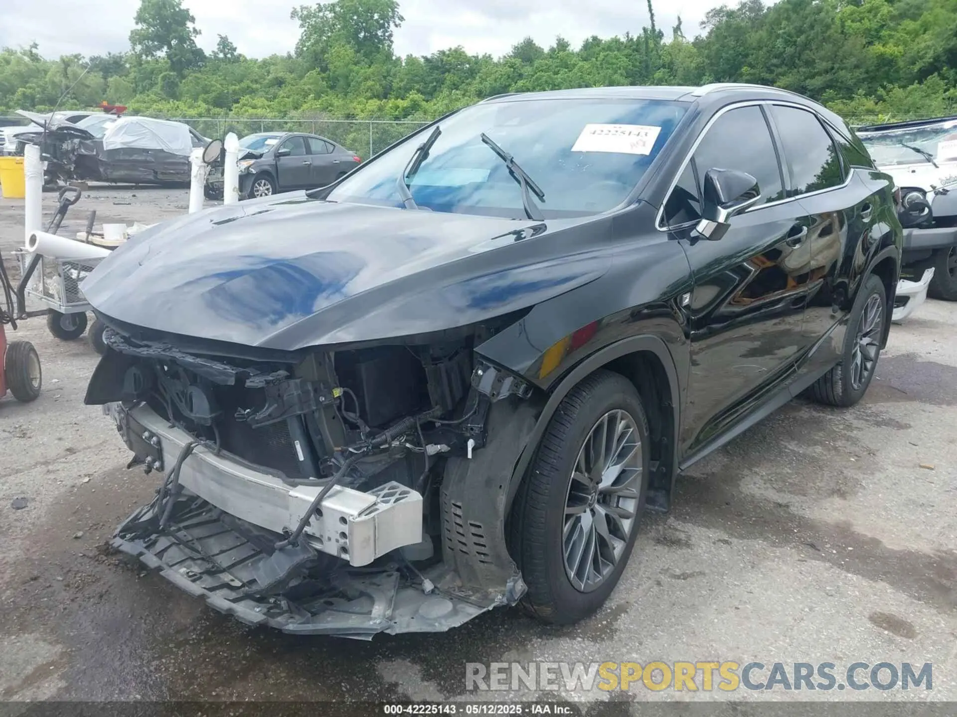 2 Фотография поврежденного автомобиля 2T2YZMDA0NC346156 LEXUS RX 350 2022