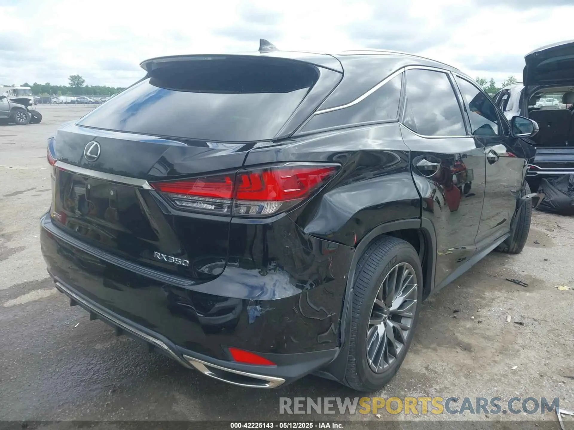 4 Фотография поврежденного автомобиля 2T2YZMDA0NC346156 LEXUS RX 350 2022