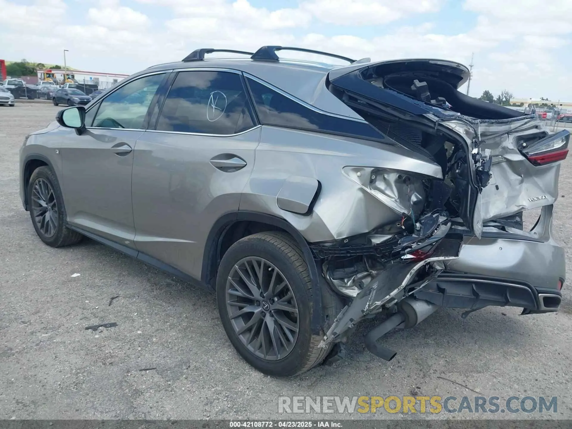 3 Photograph of a damaged car 2T2YZMDA5NC333208 LEXUS RX 350 2022