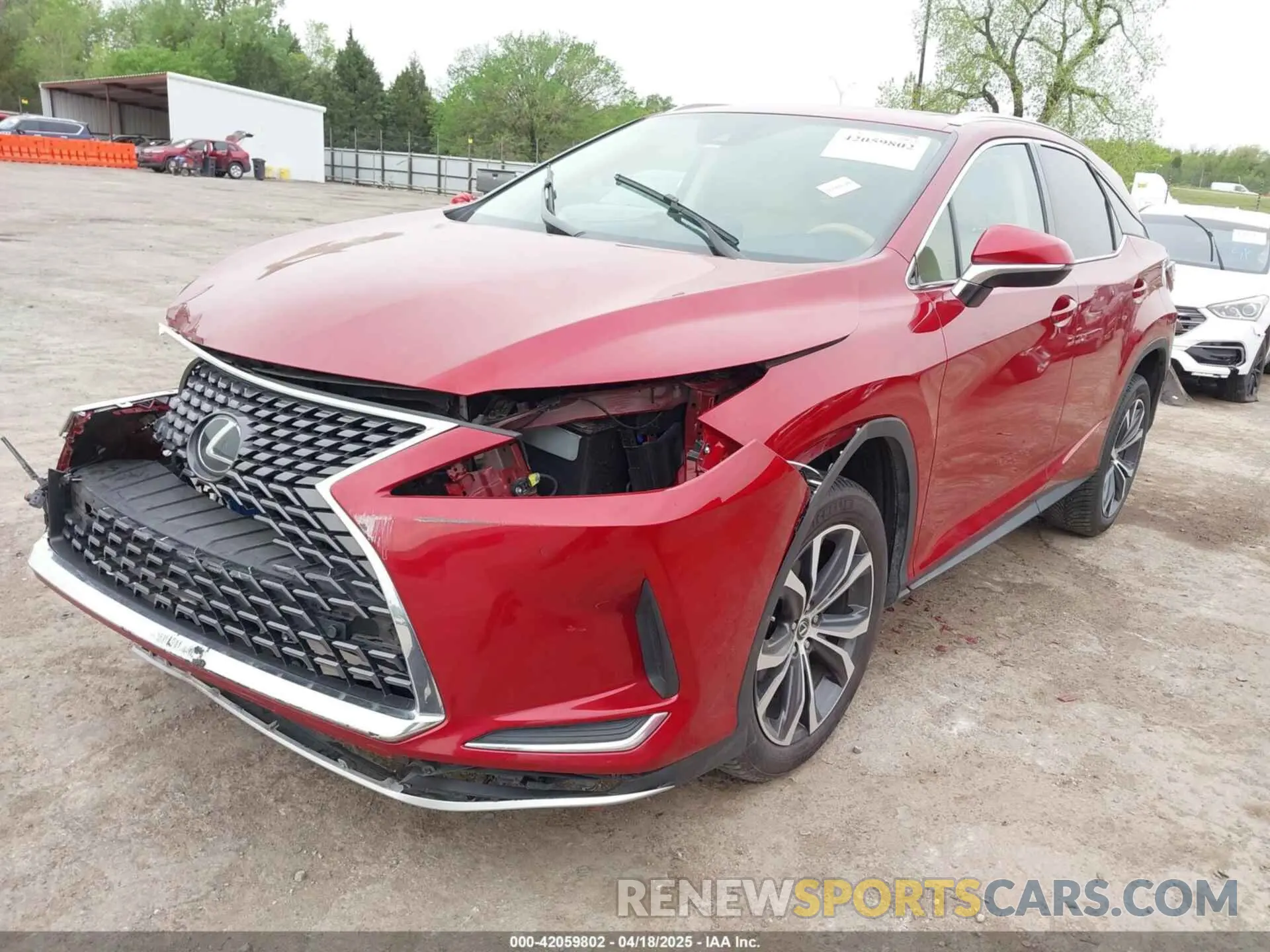 2 Фотография поврежденного автомобиля JTJHZMDAXN2058225 LEXUS RX 350 2022
