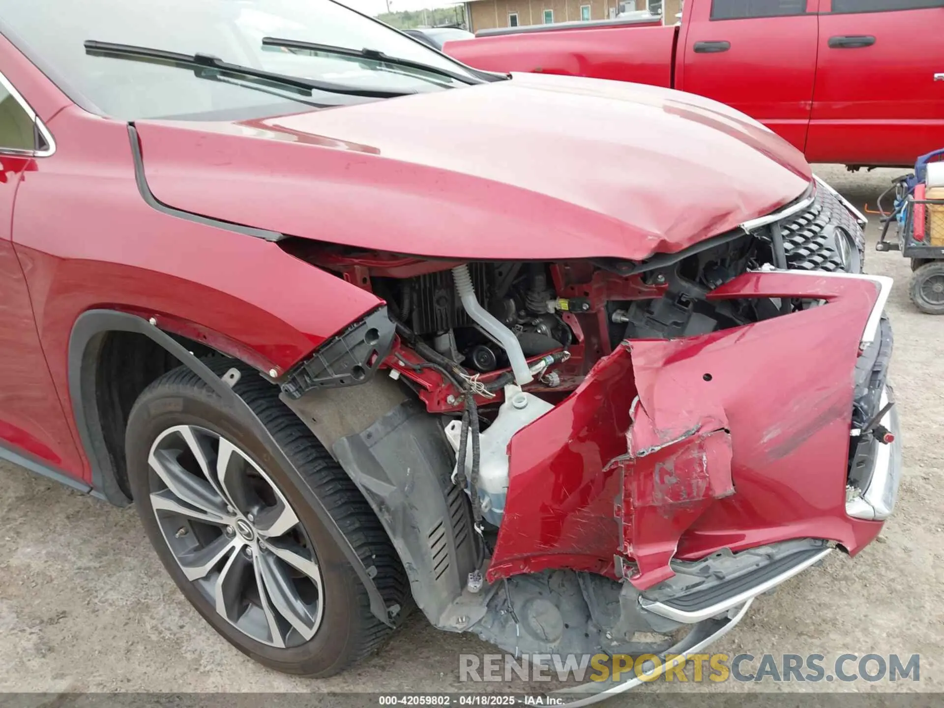 6 Фотография поврежденного автомобиля JTJHZMDAXN2058225 LEXUS RX 350 2022