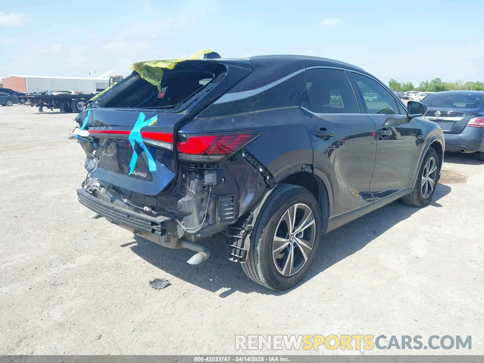4 Photograph of a damaged car 2T2BAMBA6PC021319 LEXUS RX 350 2023