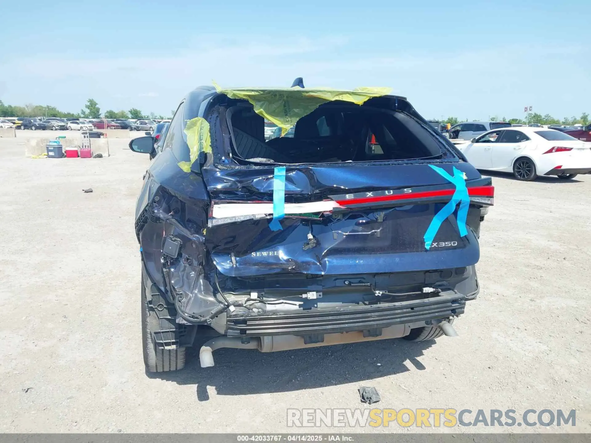 6 Photograph of a damaged car 2T2BAMBA6PC021319 LEXUS RX 350 2023