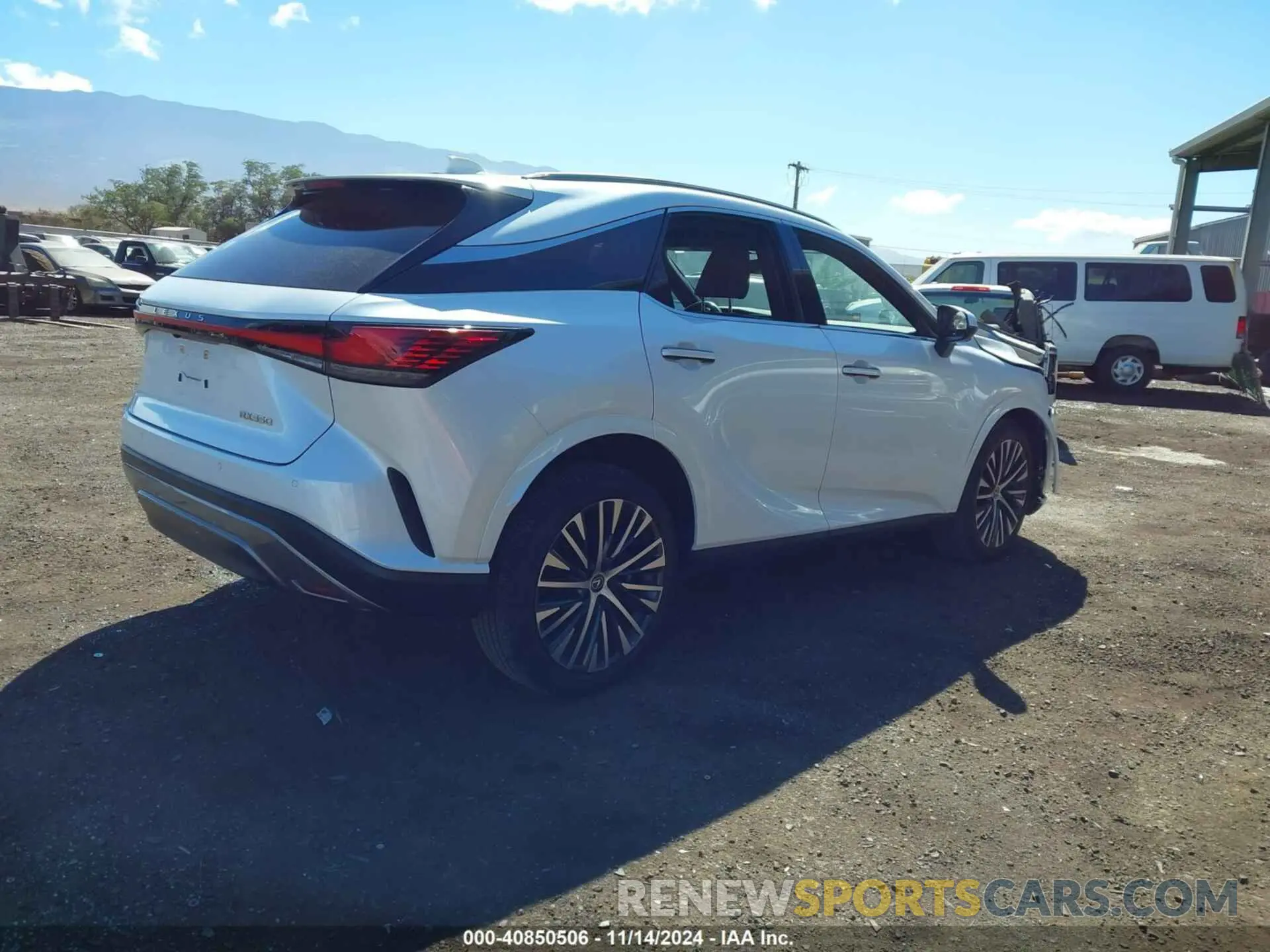 4 Фотография поврежденного автомобиля 2T2BAMBA7PC007963 LEXUS RX 350 2023