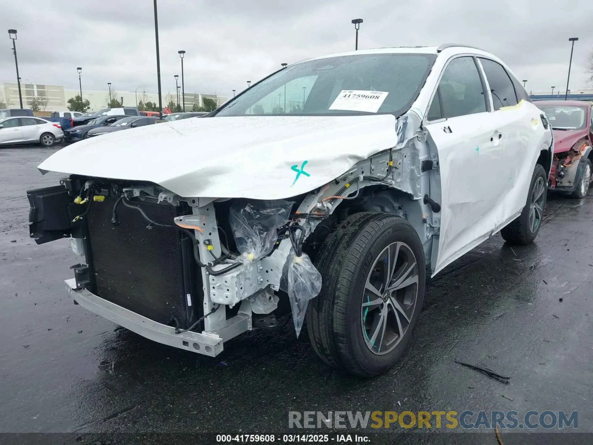 2 Фотография поврежденного автомобиля 2T2BAMCA0PC034324 LEXUS RX 350 2023