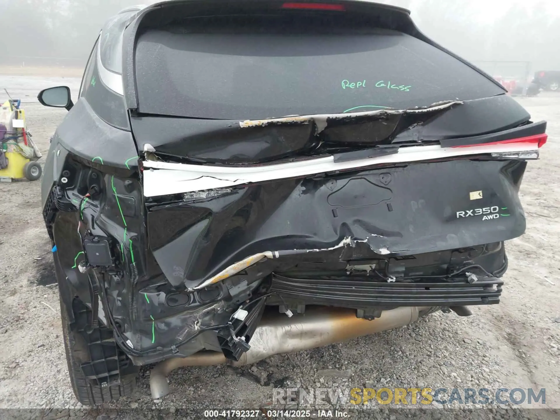 6 Photograph of a damaged car 2T2BAMCA4PC037694 LEXUS RX 350 2023