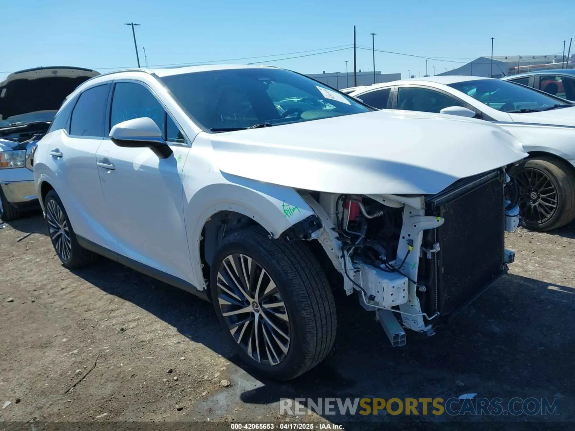 1 Photograph of a damaged car 2T2BAMCA5PC011069 LEXUS RX 350 2023