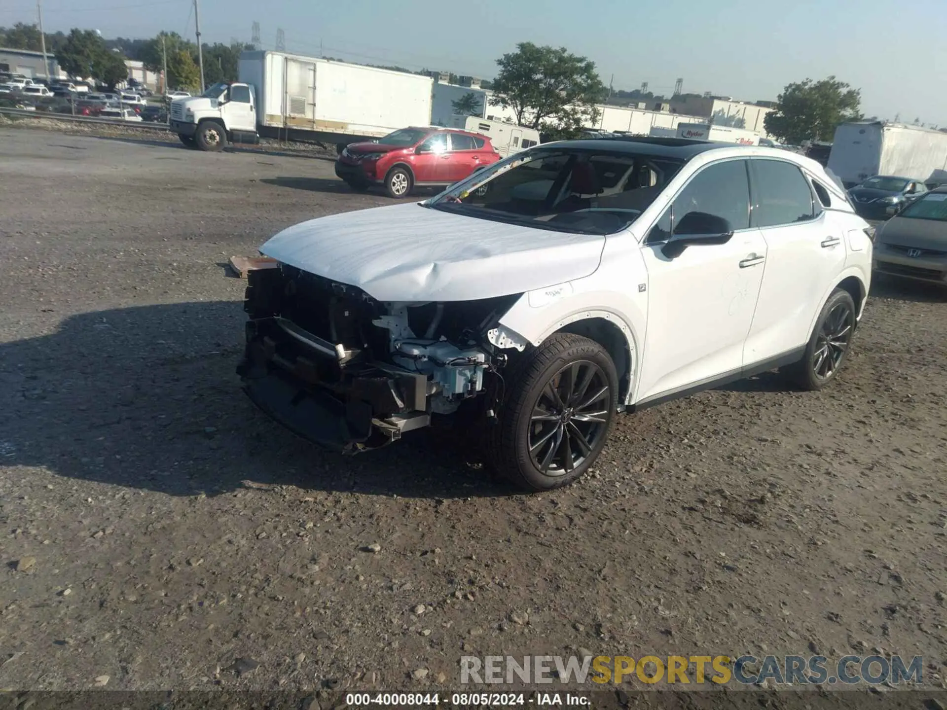 2 Фотография поврежденного автомобиля 2T2BAMCA6PC015115 LEXUS RX 350 2023