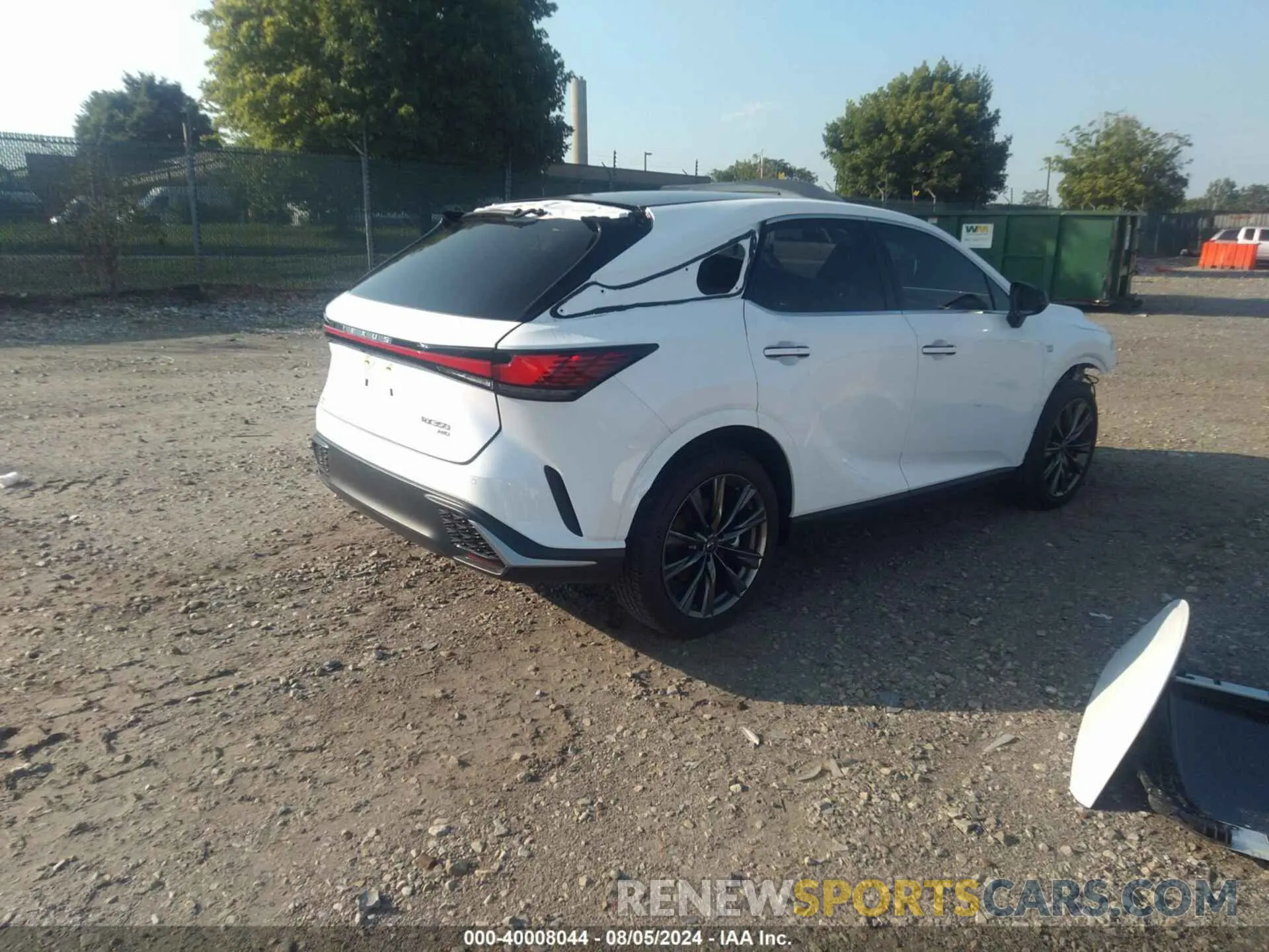 4 Фотография поврежденного автомобиля 2T2BAMCA6PC015115 LEXUS RX 350 2023