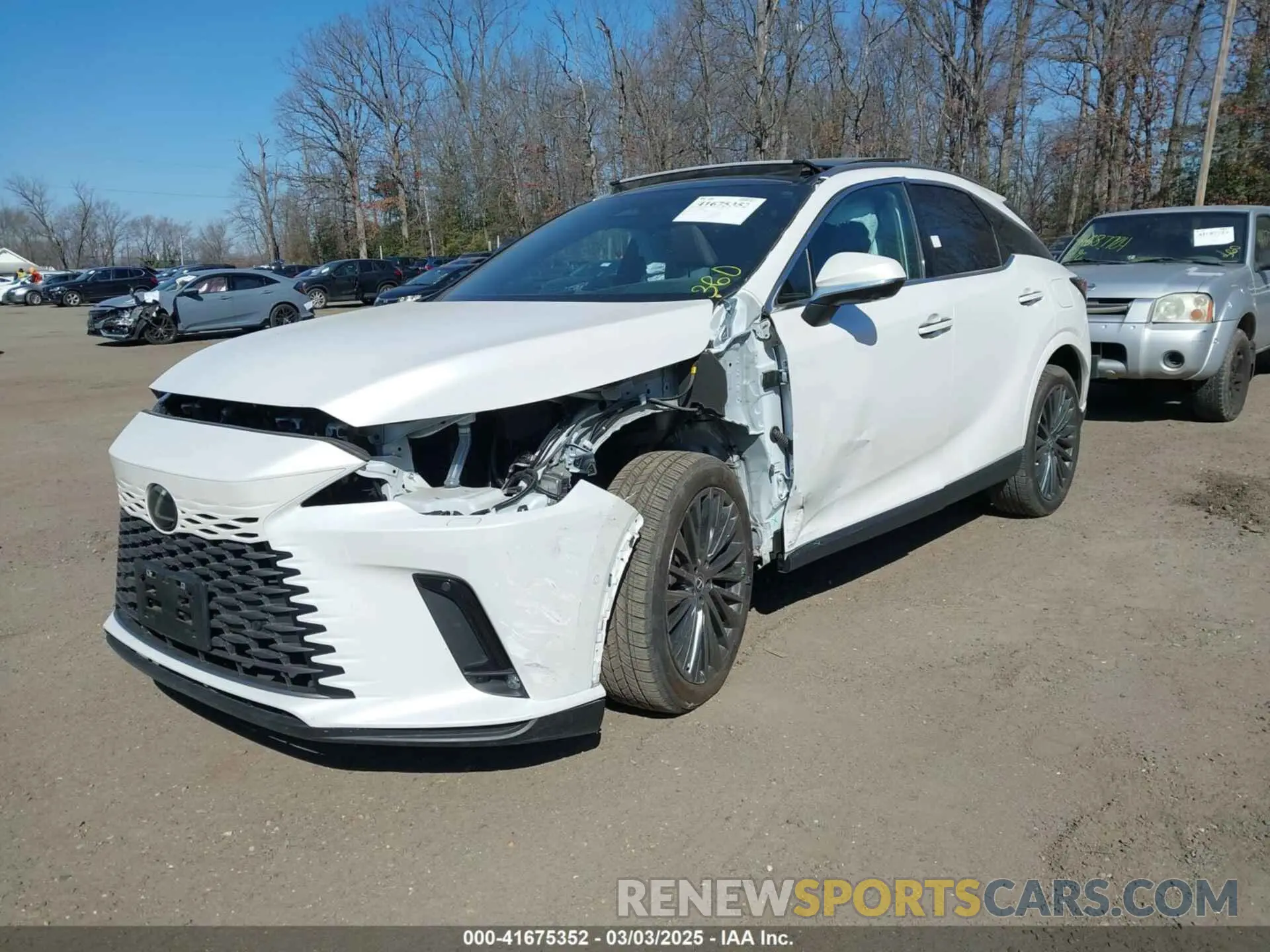 2 Фотография поврежденного автомобиля 2T2BAMCA7PC030674 LEXUS RX 350 2023