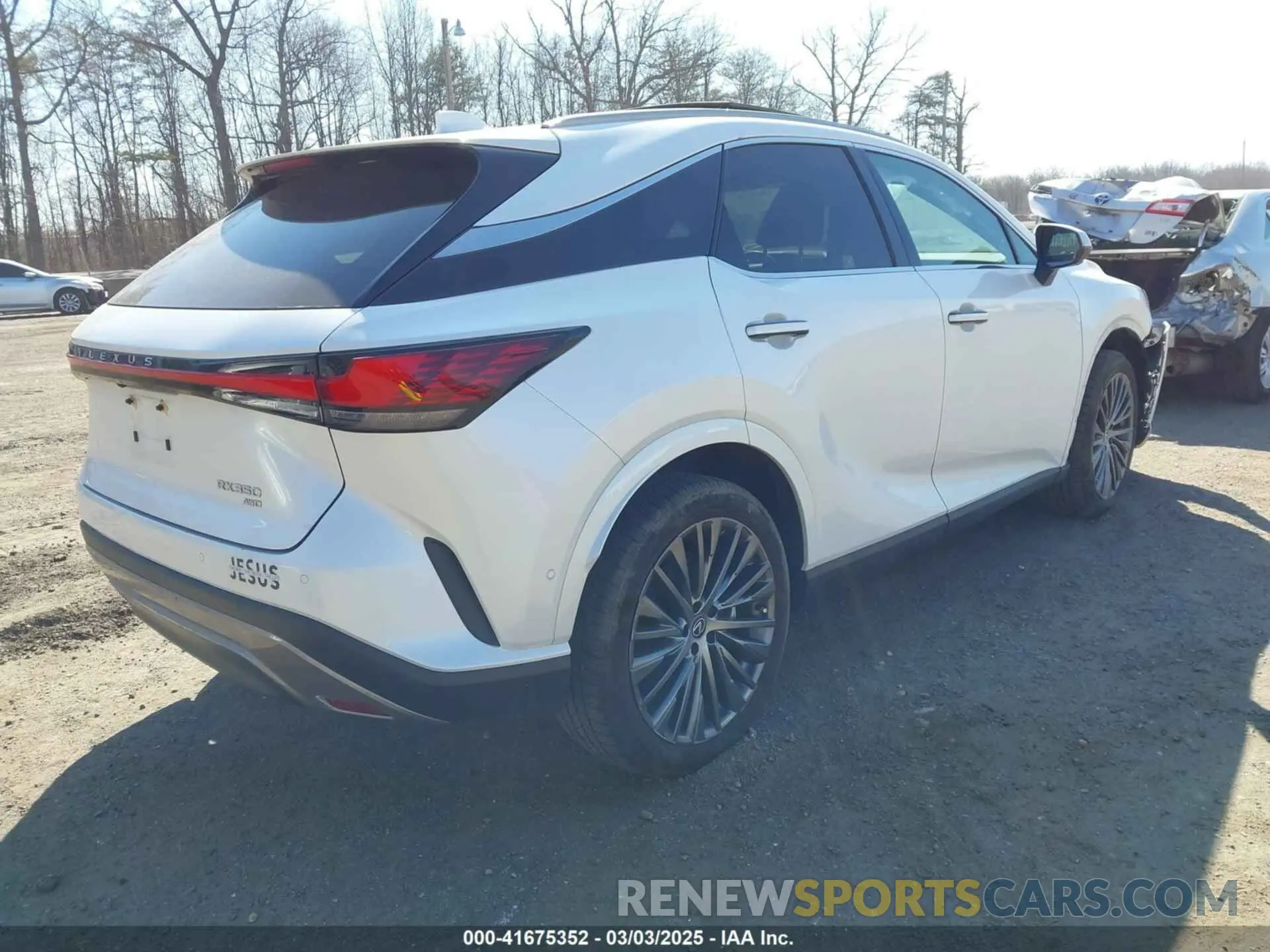 4 Фотография поврежденного автомобиля 2T2BAMCA7PC030674 LEXUS RX 350 2023