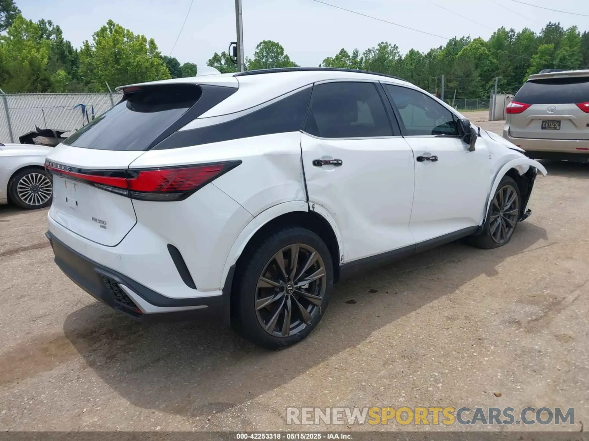 4 Фотография поврежденного автомобиля 2T2BAMCA9PC016694 LEXUS RX 350 2023